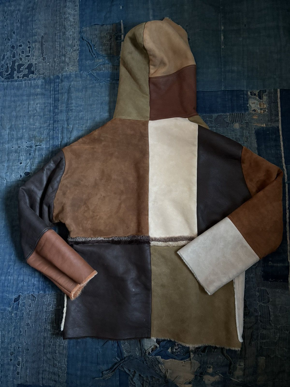 Kapital Kountry Kapital mouton patchwork hoodie Size US L / EU 52-54 / 3 - 2 Thumbnail