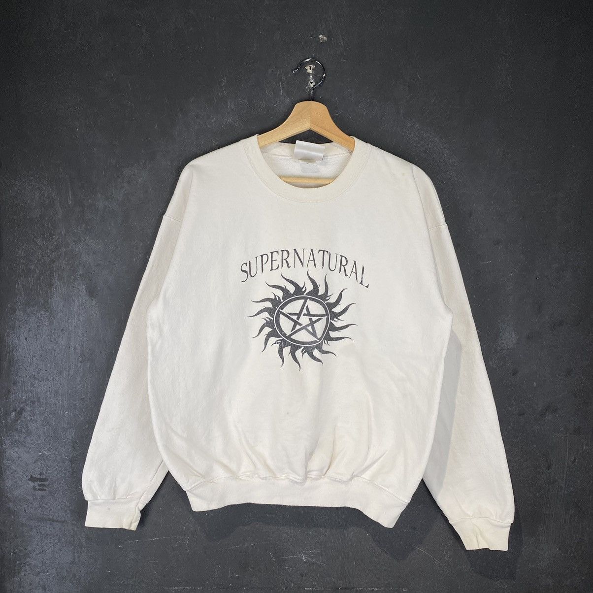 Vintage Rare Late 90s Supernatural David Star Crewneck Size US M / EU 48-50 / 2 - 1 Thumbnail