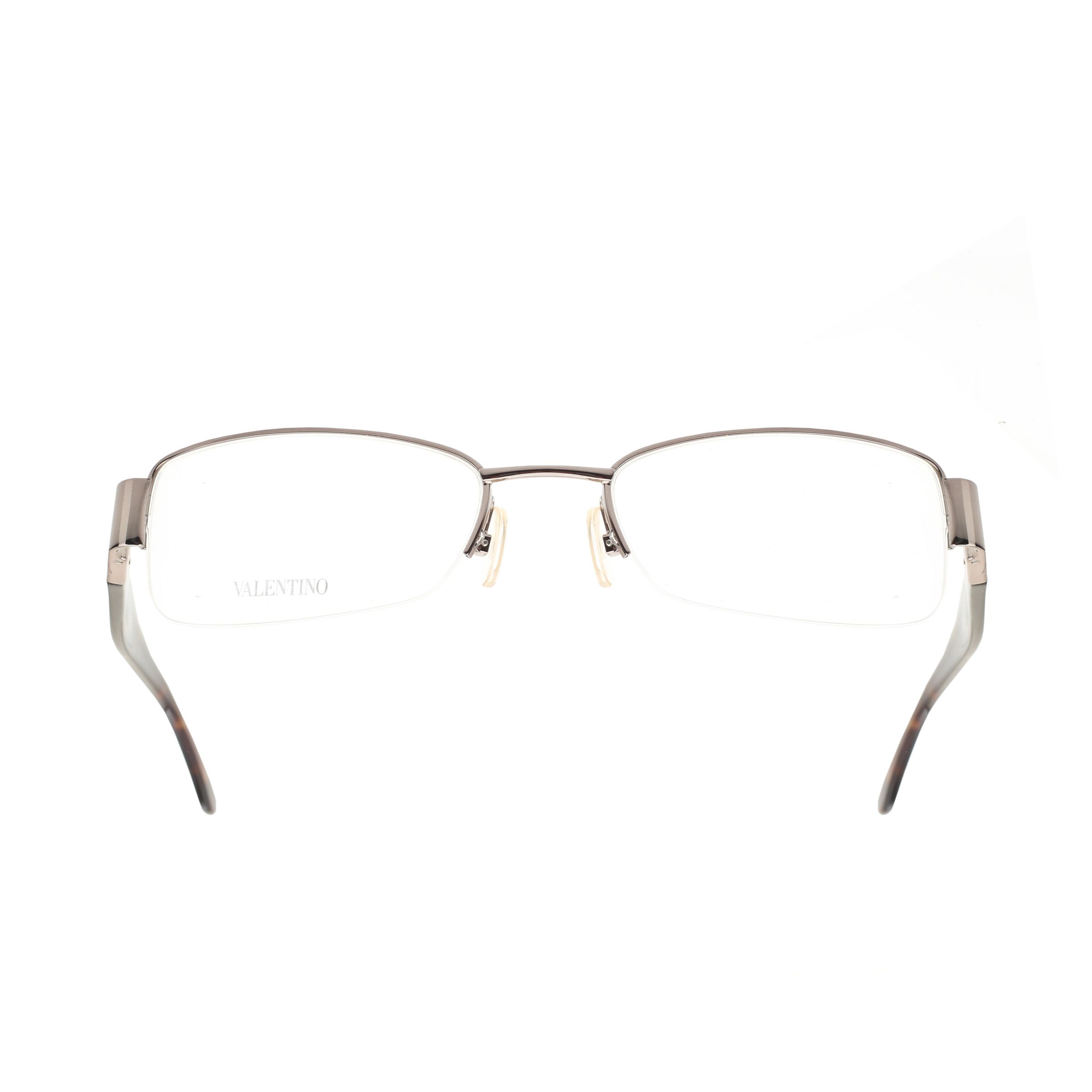 Valentino Valentino '90s Brown Half-Rim Crystals Glasses Size ONE SIZE - 2 Thumbnail