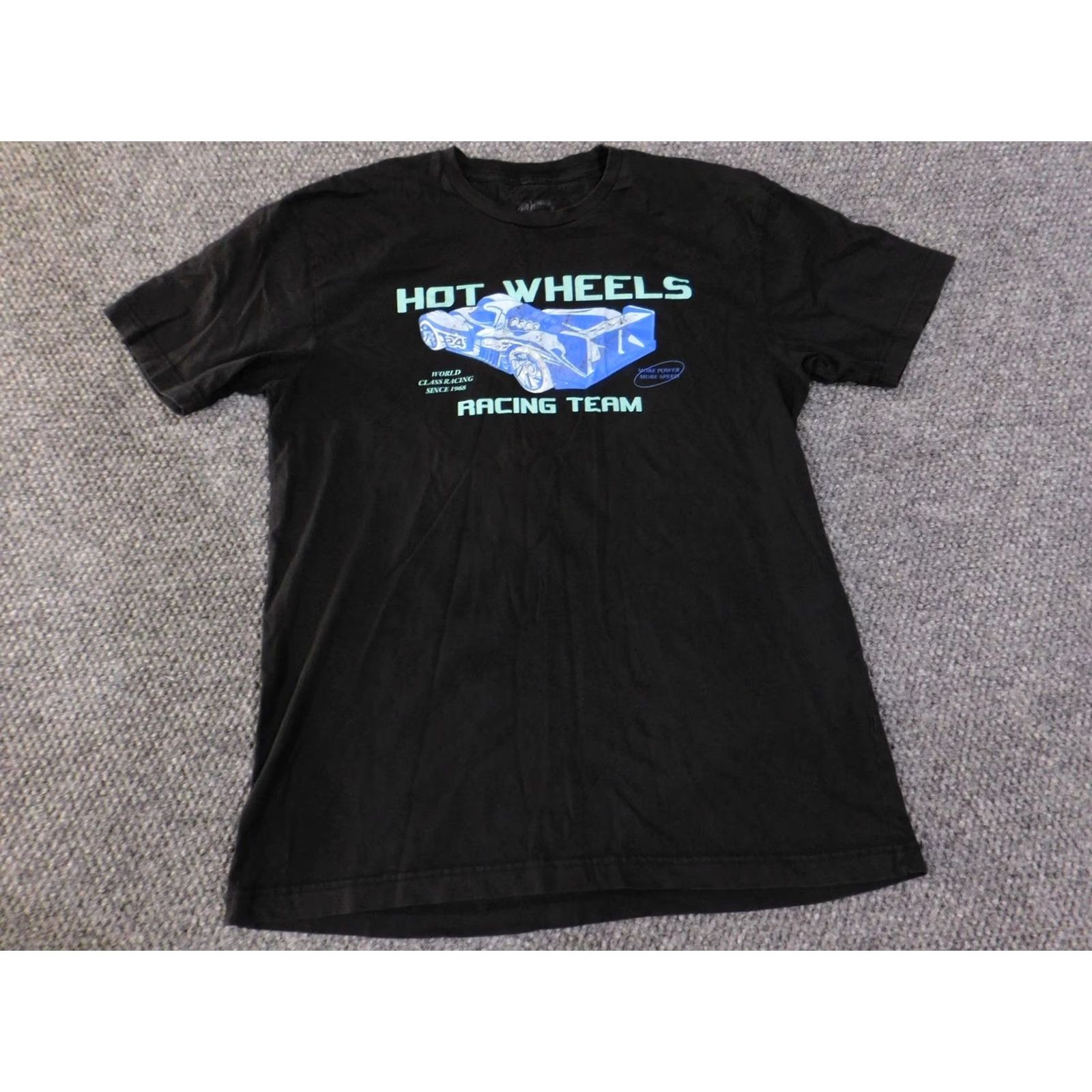 Vintage VINTAGE Hot Wheels Shirt Mens L Black Racing Team Graphic Crewneck Tee Since 1968 Size US L / EU 52-54 / 3 - 3 Thumbnail