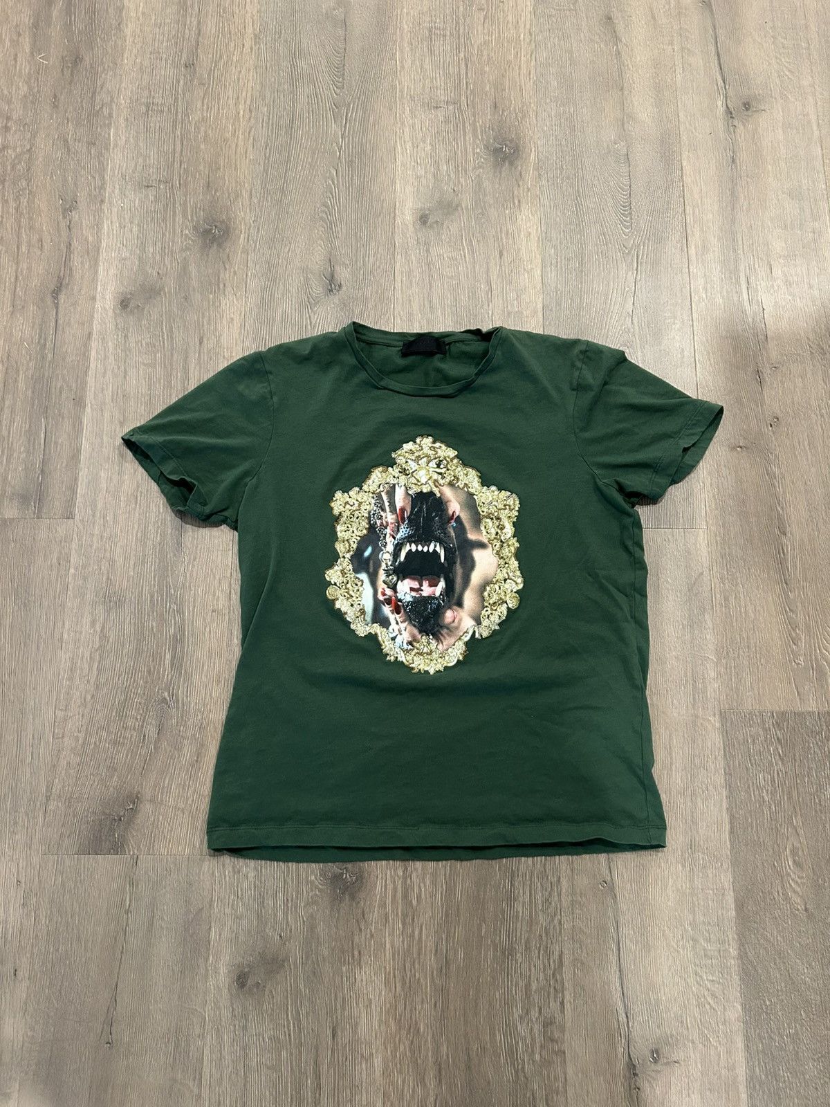 Other Men's Graphic T-Shirt w/ Bold Wolf Print, Statement Art Tee Size US M / EU 48-50 / 2 - 3 Thumbnail