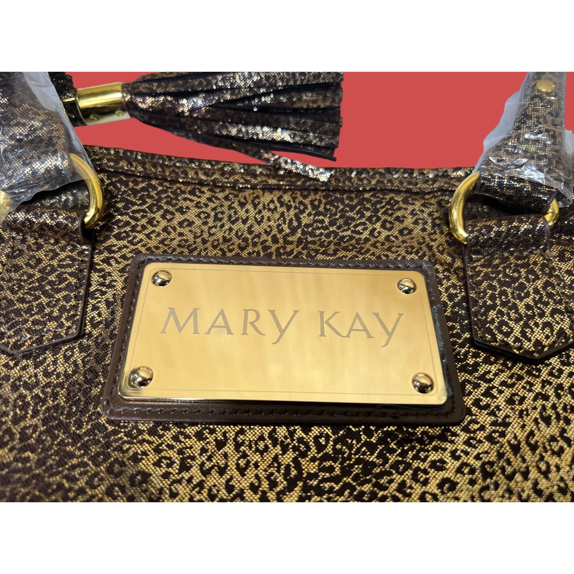 Other Mary Kay - Large Women's Gold Lame Shoulder / Handbag w / Go Size ONE SIZE - 6 Thumbnail