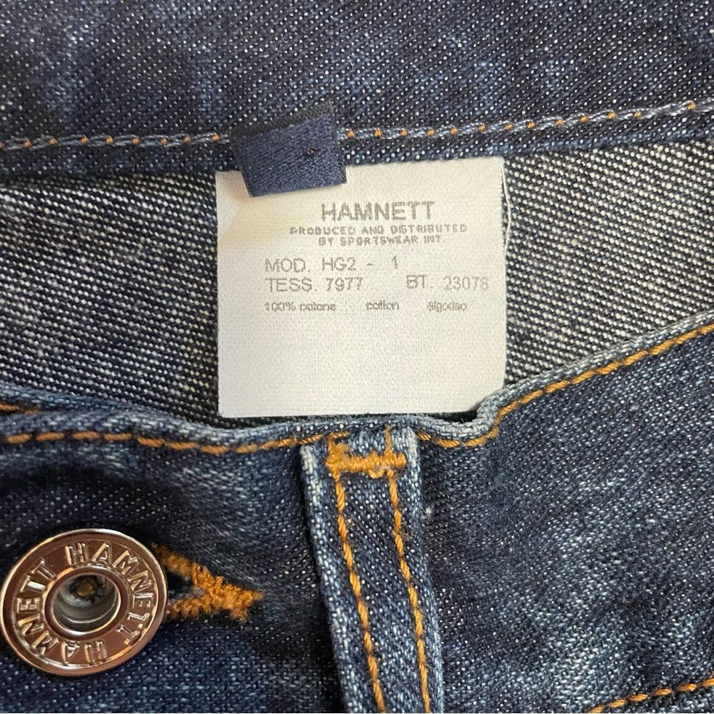 Katharine Hamnett London NWT New Hamnett Straight Leg Jeans Made In Italy Size 26 Size 26" / US 2 / IT 38 - 6 Thumbnail