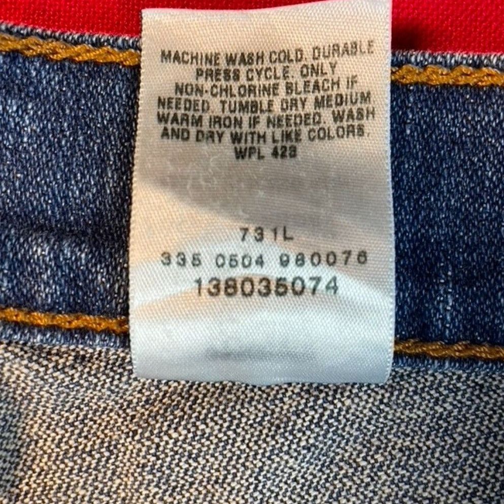 Levi's × Vintage 90s LEVI'S Red Tab Blue Denim Jeans Mens (30x31) Size US 30 / EU 46 - 6 Thumbnail
