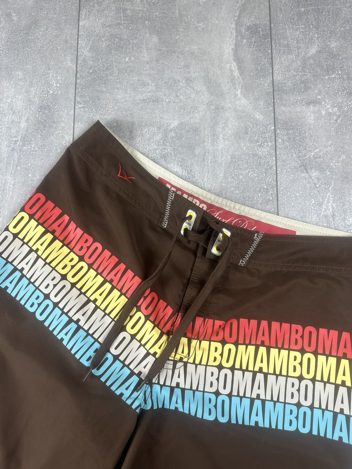 Mambo Mambo Surf Y2K Brown Boards-Shorts Overprint Logo Size US 32 / EU 48 - 6 Thumbnail