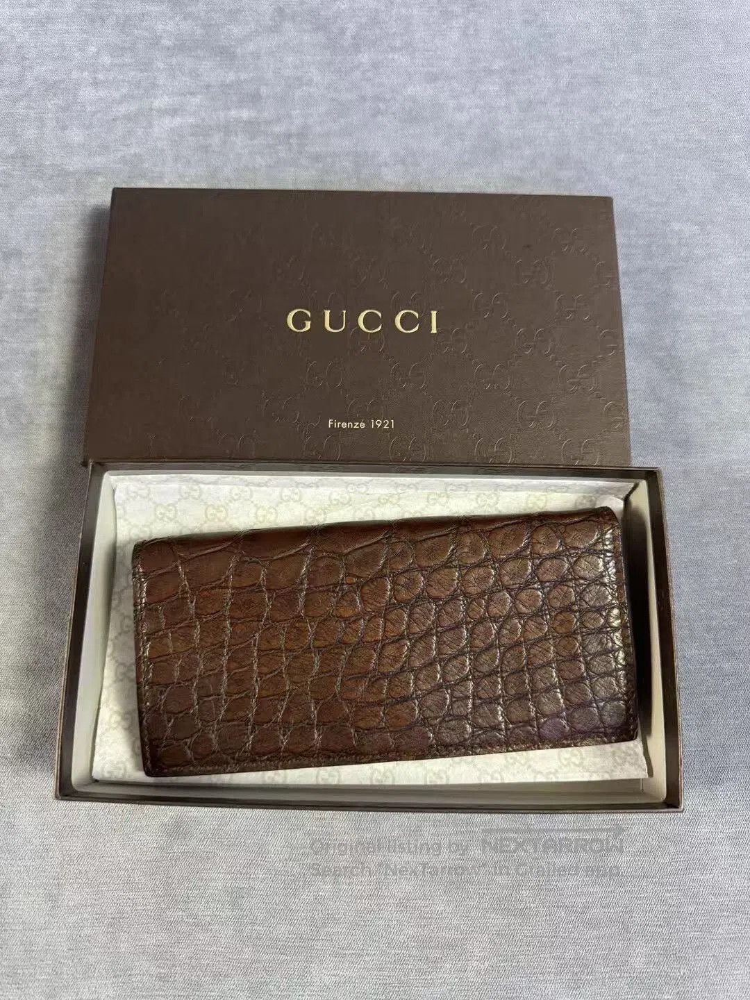 Gucci GUCCI Crocodile Leather Long Wallet. Size ONE SIZE - 1 Thumbnail