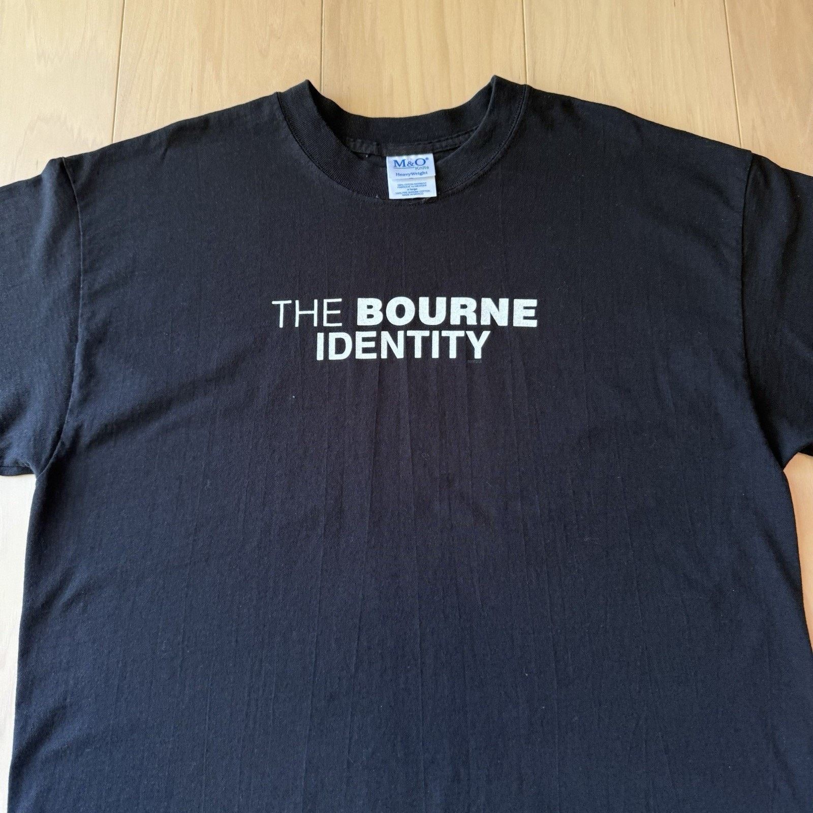 Vintage Vintage Bourne Identity Shirt XL Black Y2K Movie Promo Matt Size US XL / EU 56 / 4 - 3 Thumbnail