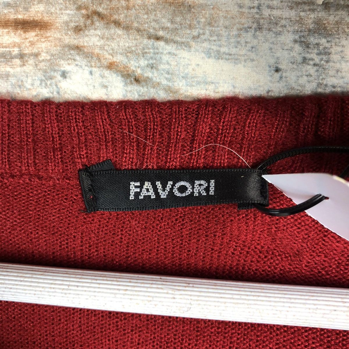 Homespun Knitwear × Japanese Brand Favori cat Red Knitwear #A1846 Size XL / US 12-14 / IT 48-50 - 10 Thumbnail