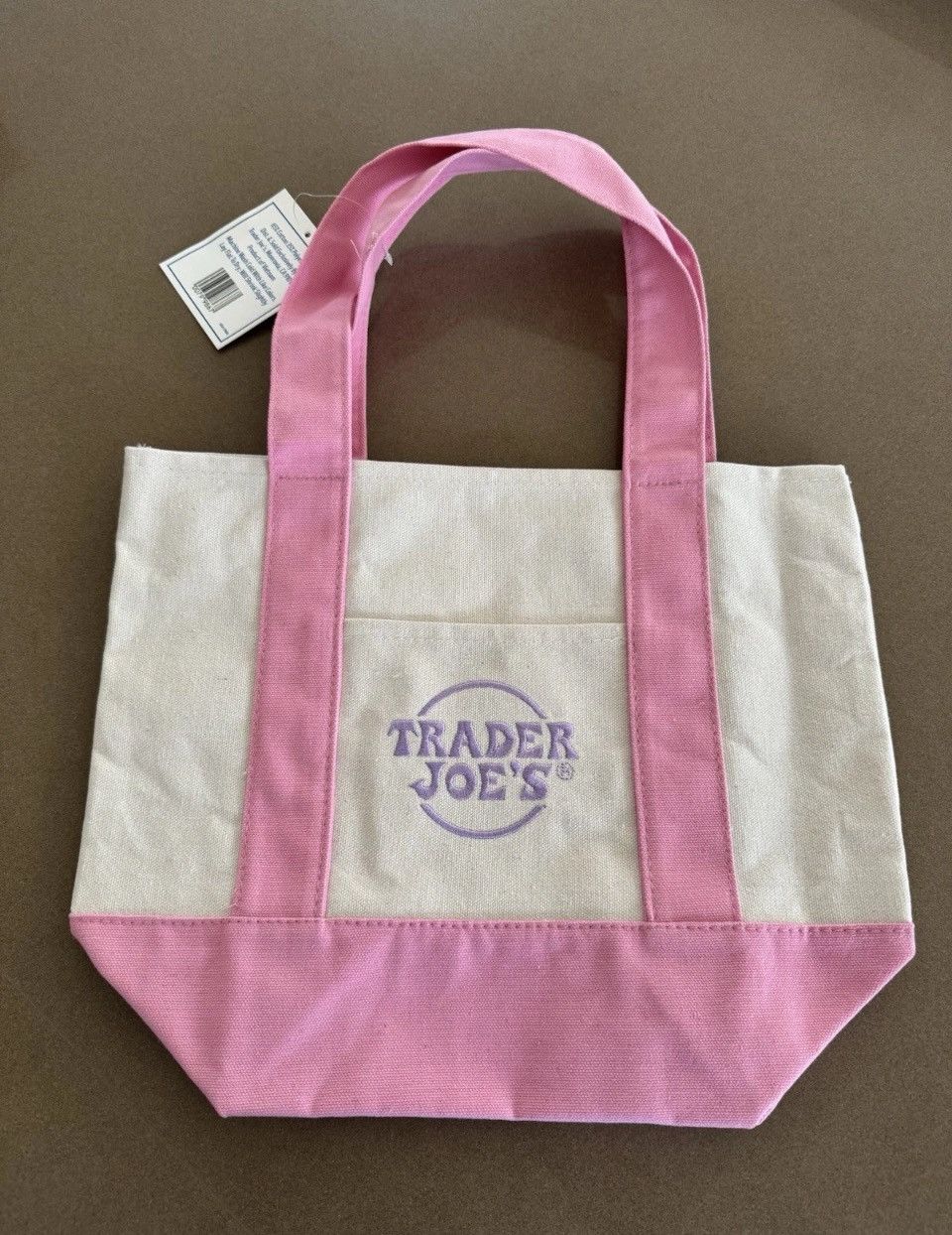 Other Trader Joe’s Mini Reusable Pink Tote Bag! Size ONE SIZE - 1 Thumbnail
