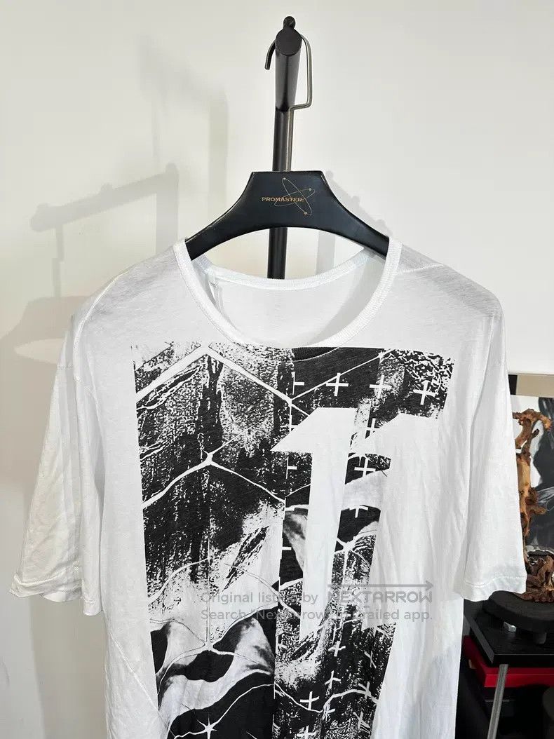 Boris Bidjan Saberi Boris Bidjan Saberi Printed crewneck short sleeve t-shirt| Size US XXL / EU 58 / 5 - 3 Thumbnail