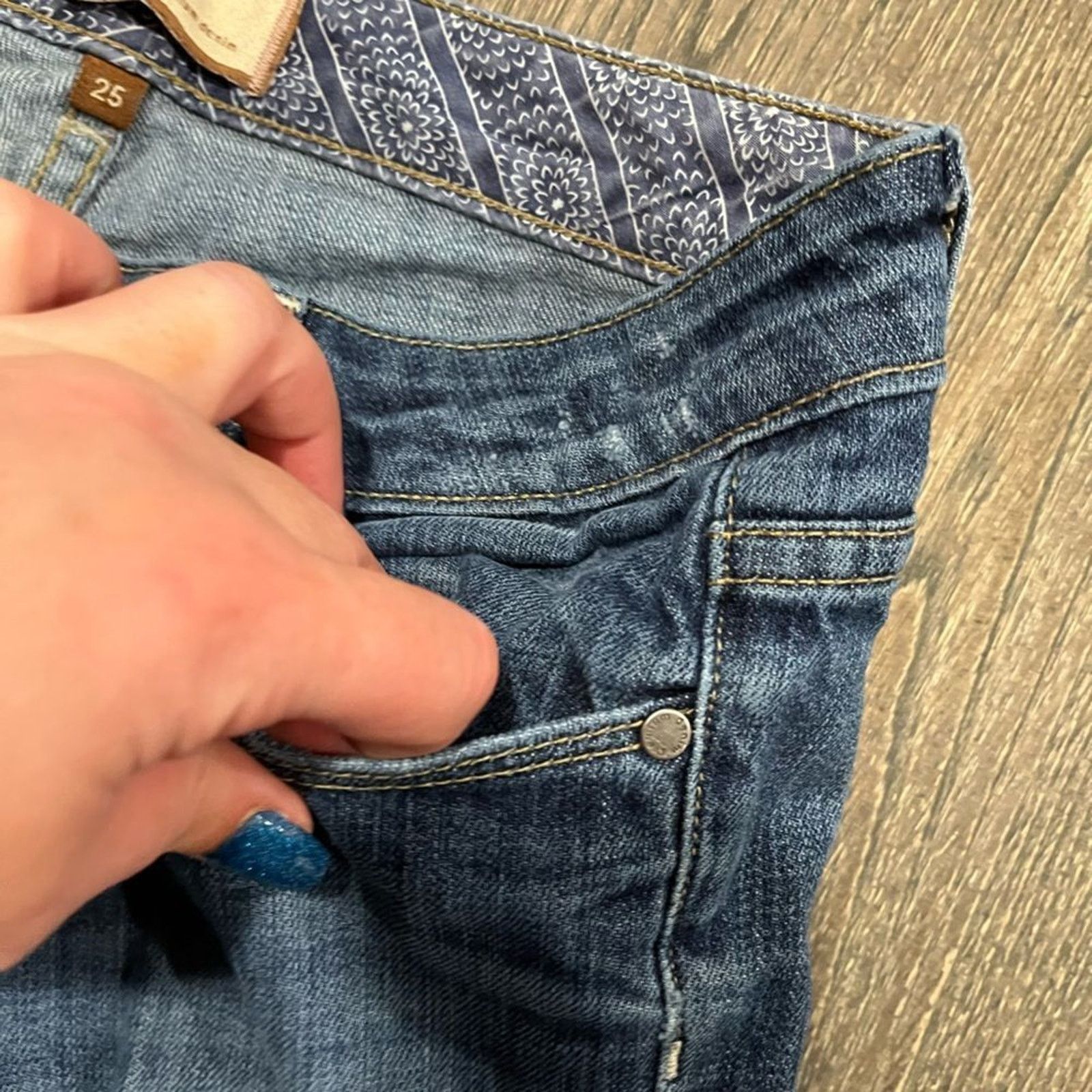 Paige Paige Skinny Boyfriend Jeans Jimmy Jimmy Distressed Size 25 Size 25" / US 0 / IT 36 - 5 Thumbnail