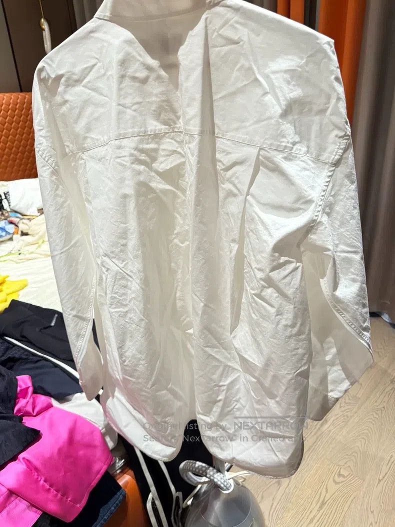 Balenciaga Balenciaga Classic White Shirt Size XS / US 0-2 / IT 36-38 - 7 Thumbnail
