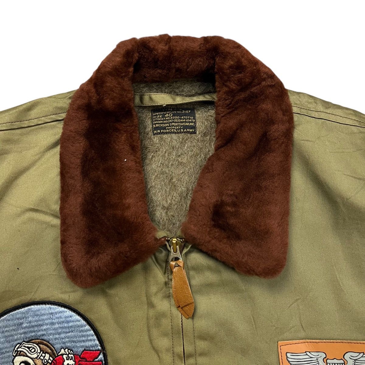 Buzz Rickson's Vintage Buzz Ricksons B-10 USAF Bomber Flight Jacket Size US L / EU 52-54 / 3 - 7 Thumbnail