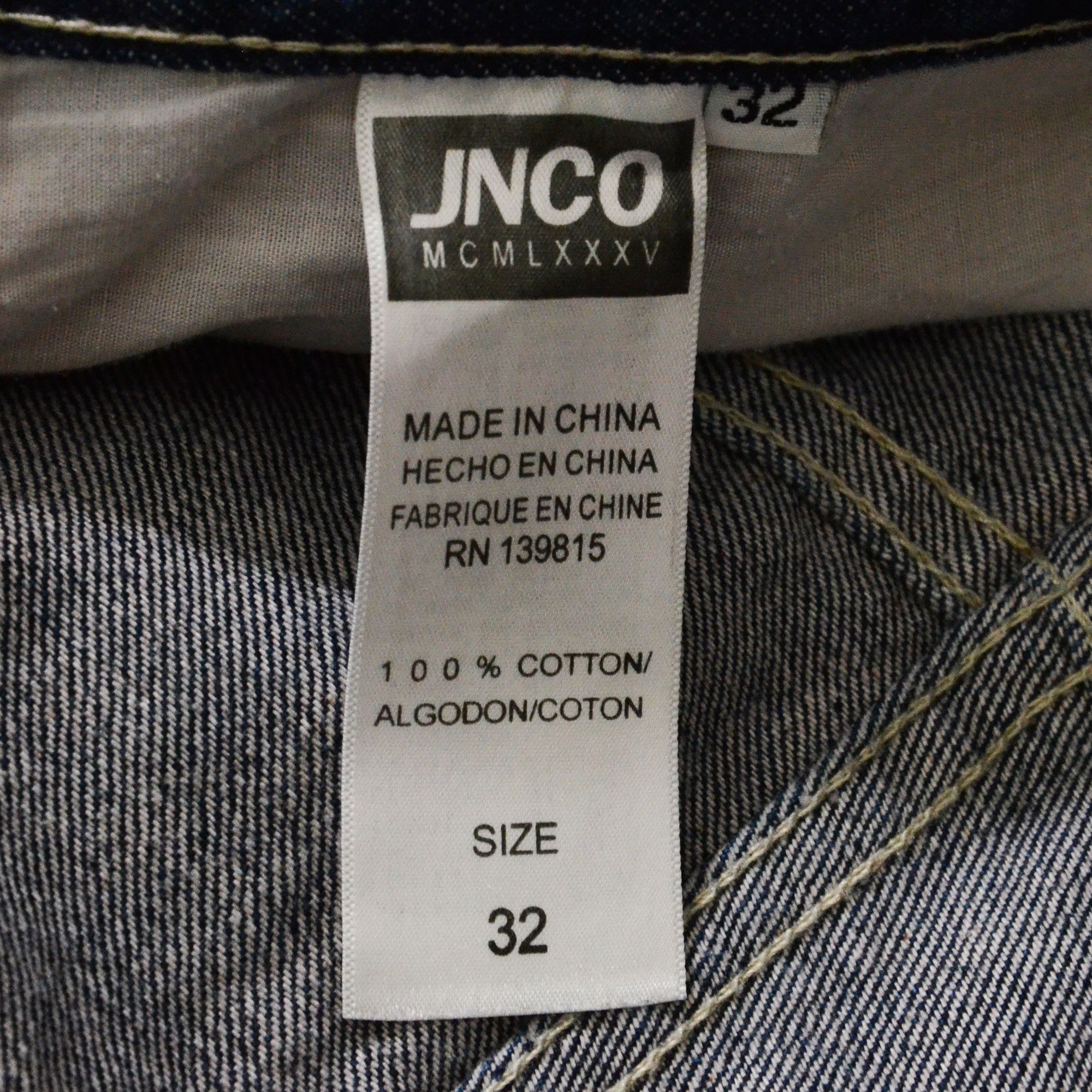 JNCO JNCO Jeans Baggy Streetwear 90s/Y2K Hip Hop Unused Vintage Size US 32 / EU 48 - 10 Thumbnail