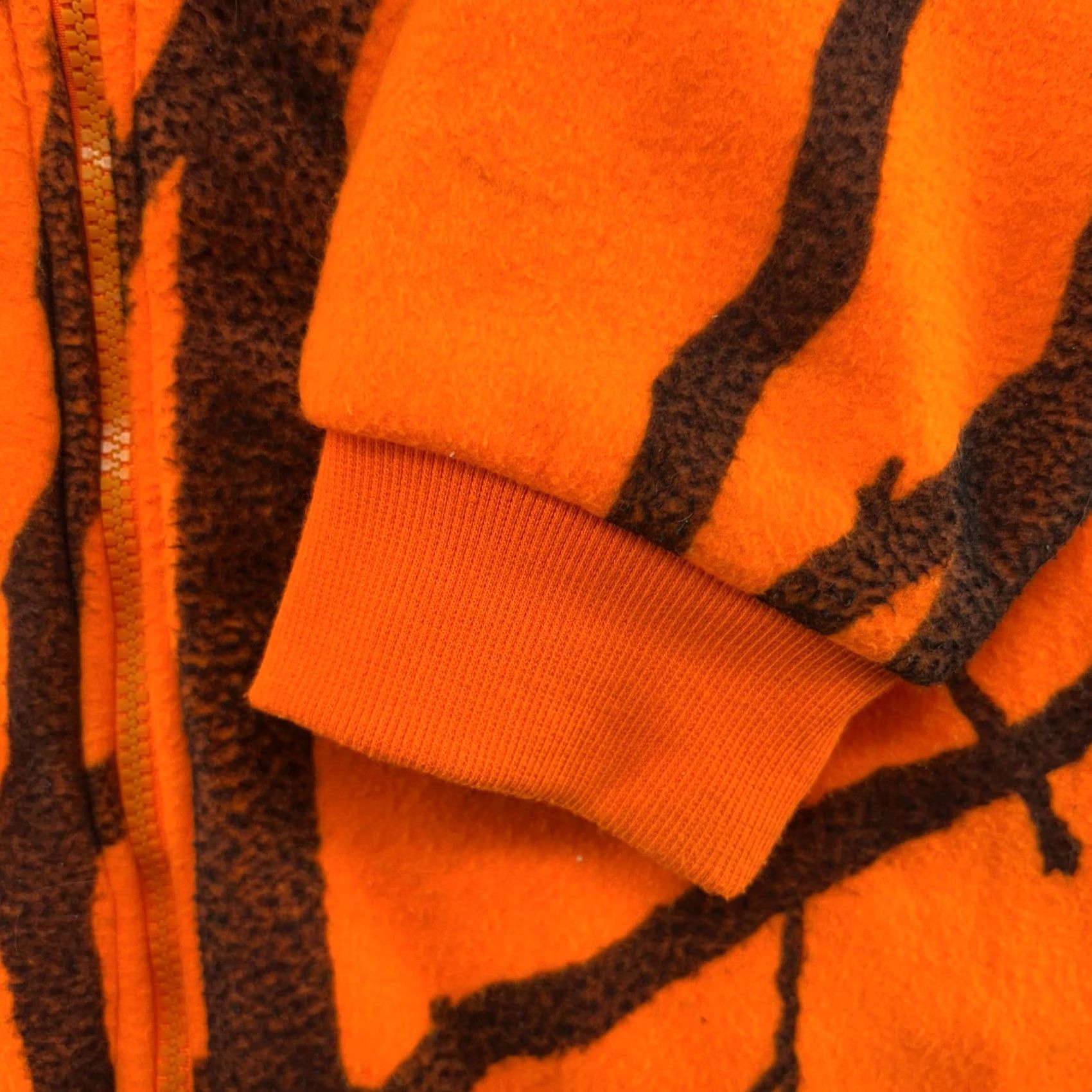 Vintage VINTAGE Huntworth Hoodie Mens 2XL Orange Black Hunting Polyester Camo Thermal Size US XXL / EU 58 / 5 - 3 Thumbnail