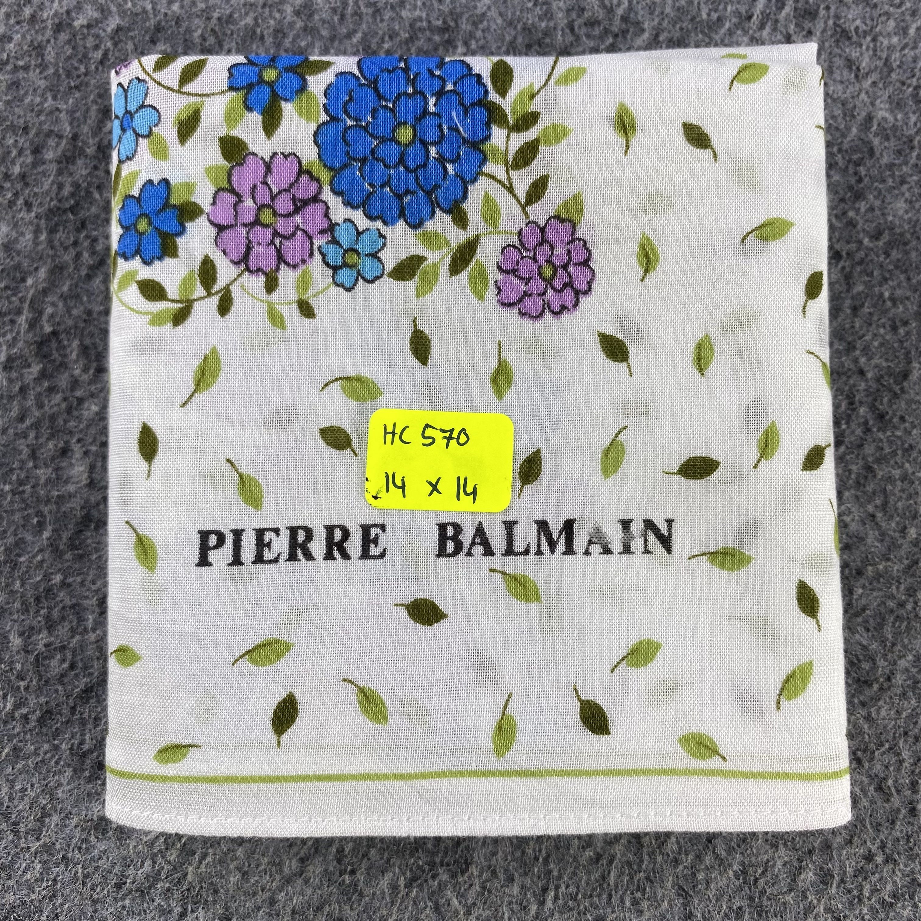 Pierre Balmain × Vintage Pierre Balmain Handkerchief/Neckerchief/Bandana HC570 Size ONE SIZE - 5 Thumbnail