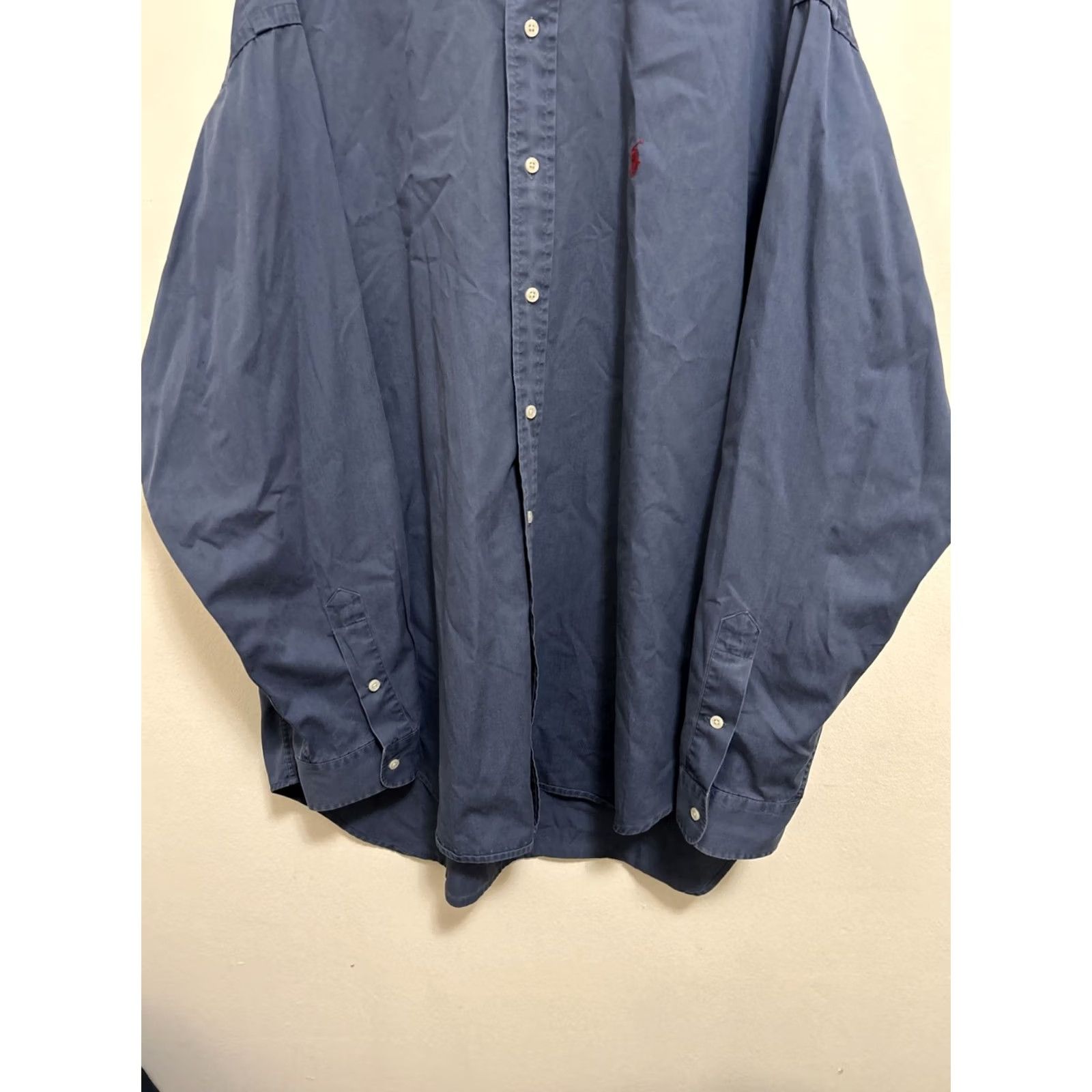 Ralph Lauren Ralph Lauren Shirt Mens XL Blue Blake Long Sleeve Preppy Button Up Red Pony Size US XL / EU 56 / 4 - 3 Thumbnail