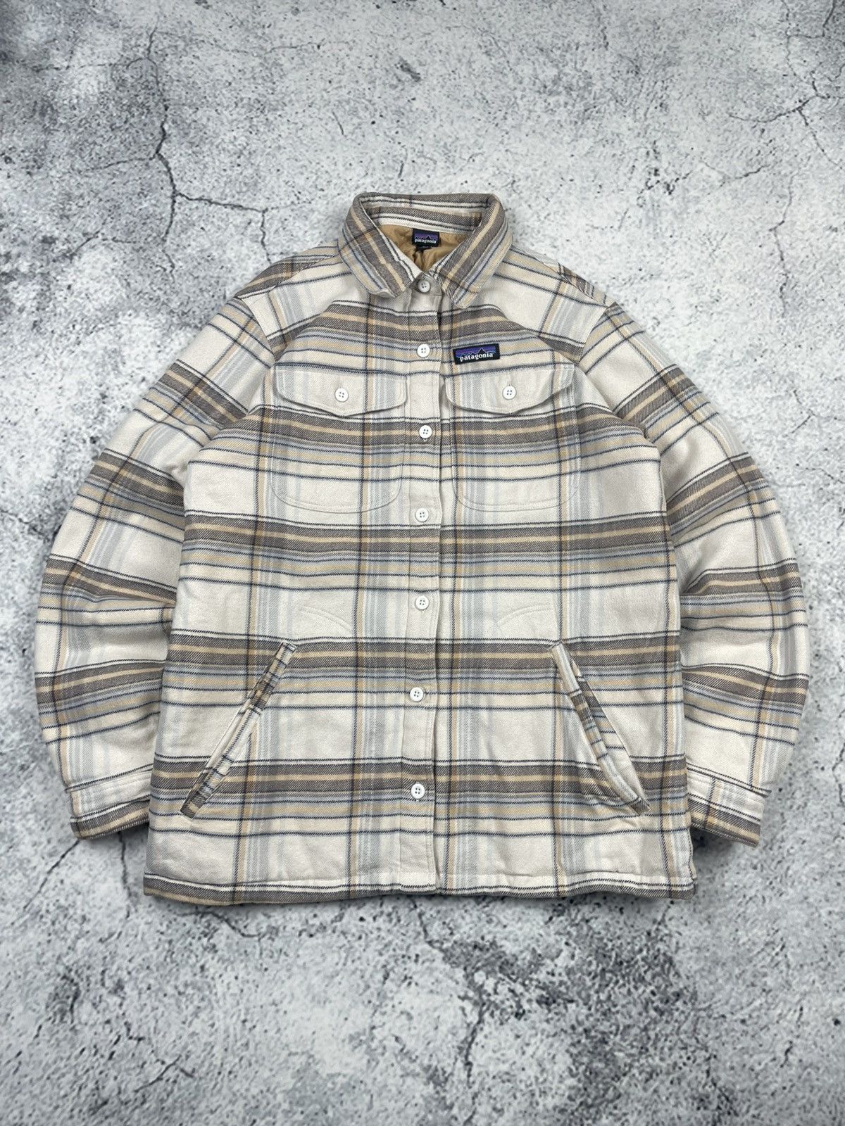 Patagonia Patagonia M (Men’s) Quilted Shirt Jacket Beige Autumn Warm Size US M / EU 48-50 / 2 - 1 Thumbnail