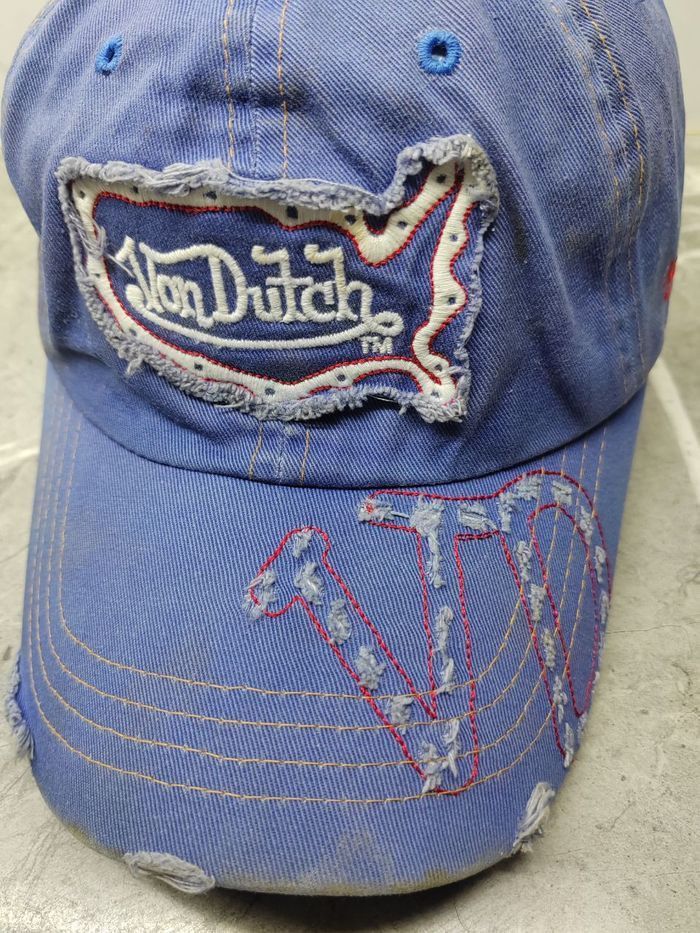 Von Dutch Vintage Von Dutch Distressed Style Cap Hat Size ONE SIZE - 3 Thumbnail