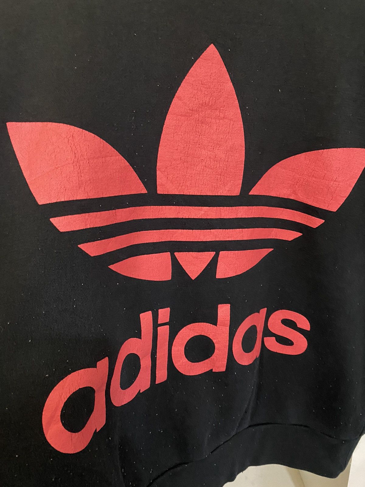 Adidas × Vintage Vintage Adidas Big Logo Sweatshirt Size US S / EU 44-46 / 1 - 3 Thumbnail