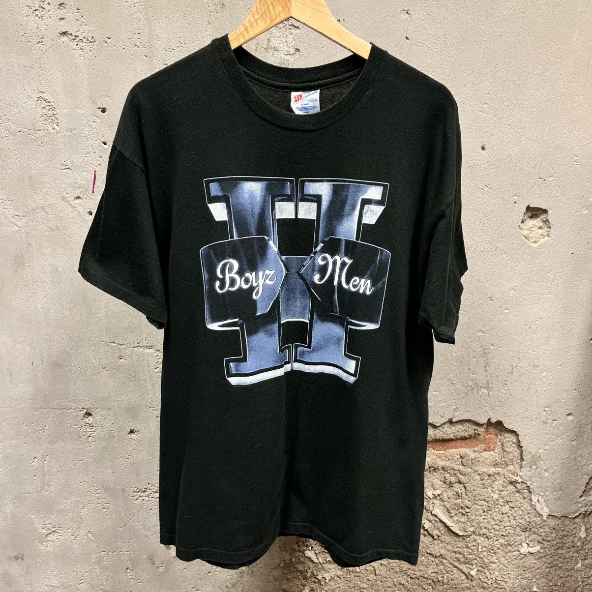Hanes Boys II Men Vintage 1994 R&B Tour T-Shirt Rap Tee XL Size US XL / EU 56 / 4 - 1 Thumbnail