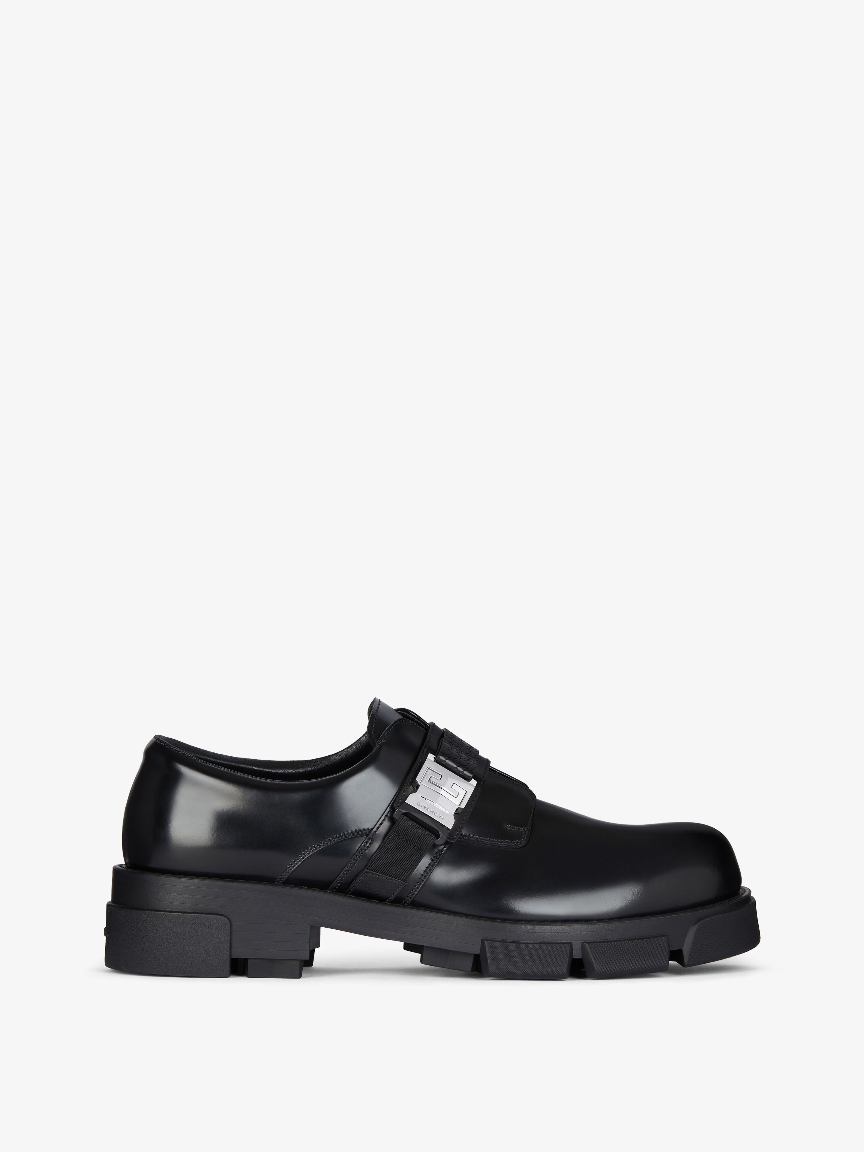 Givenchy o1lv12m1025 Terra Derby With Buckle in Black Size US 7 / EU 40 - 1 Thumbnail