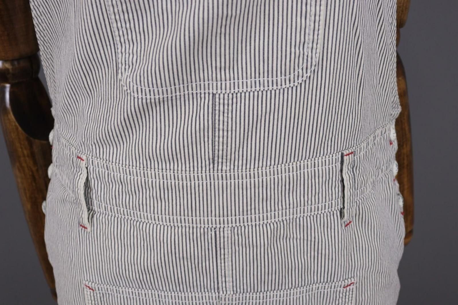 Saint James Saint James Gray Pinstripe Tunic Knee Dress Size USA 6 Size M / US 6-8 / IT 42-44 - 4 Thumbnail