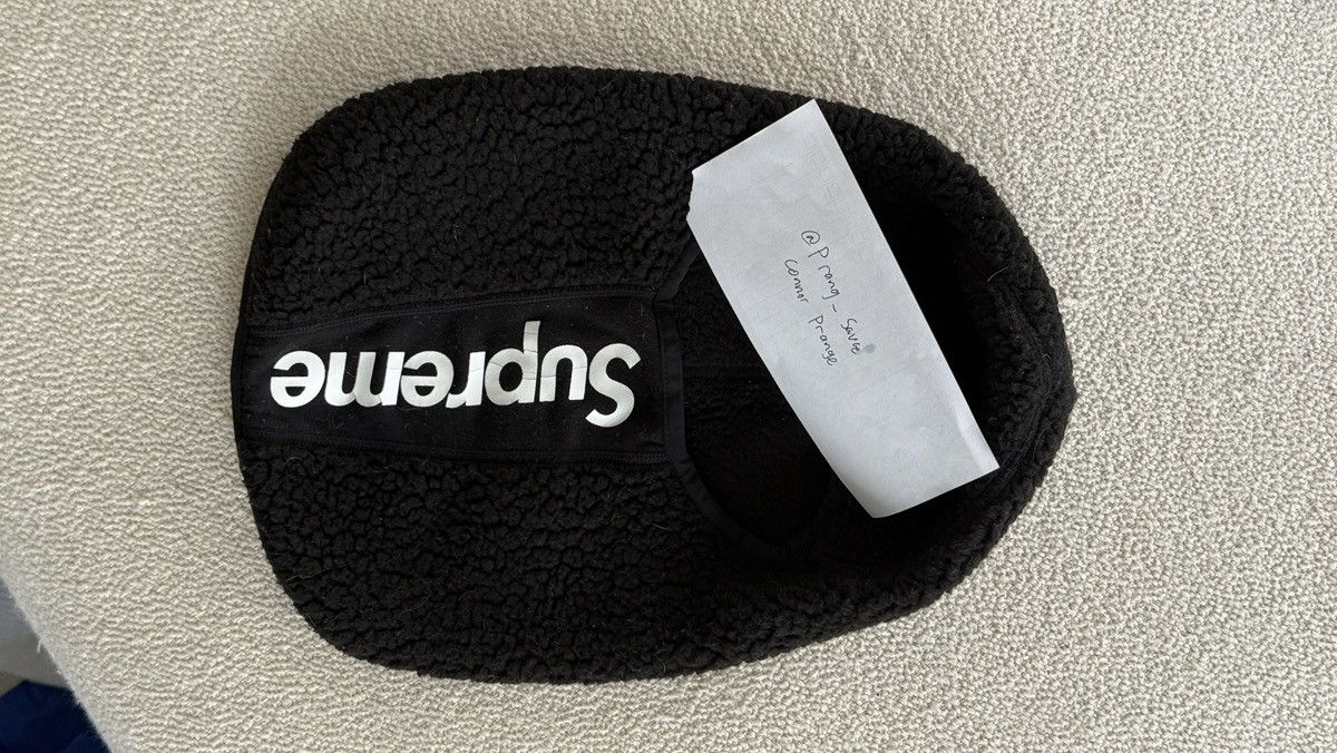 Supreme Supreme Polartec Deep Pile Balaclava Black Size ONE SIZE - 2 Thumbnail