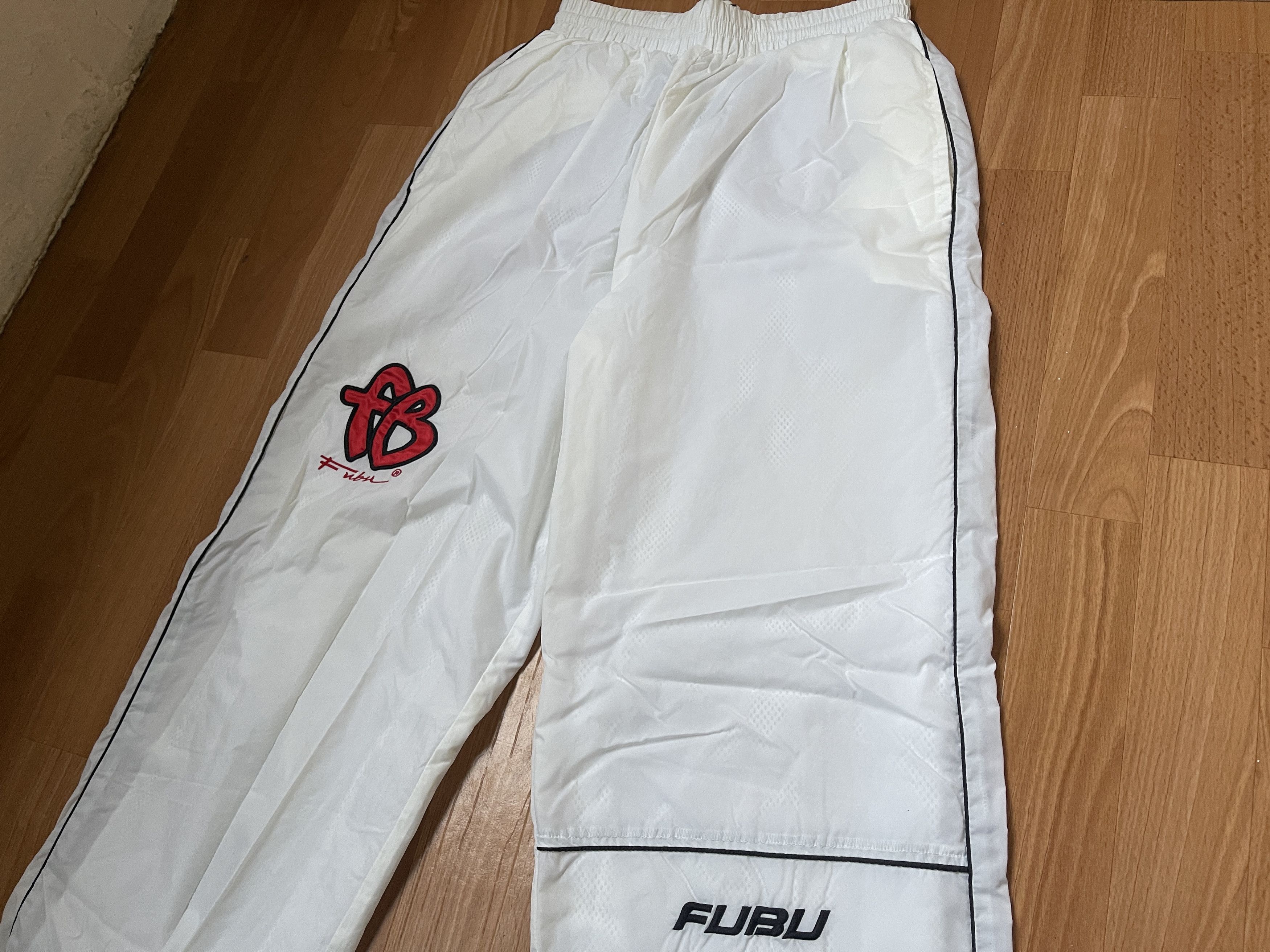 Fubu Fubu pants, nylon, vintage hip hop 90s hip hop skater Y2K S Size US 30 / EU 46 - 4 Thumbnail