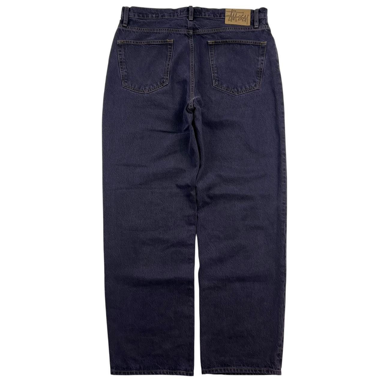 Stussy Stussy “classic” Purple / Indigo Jeans - Waist: 35” Size US 35 - 1 Thumbnail