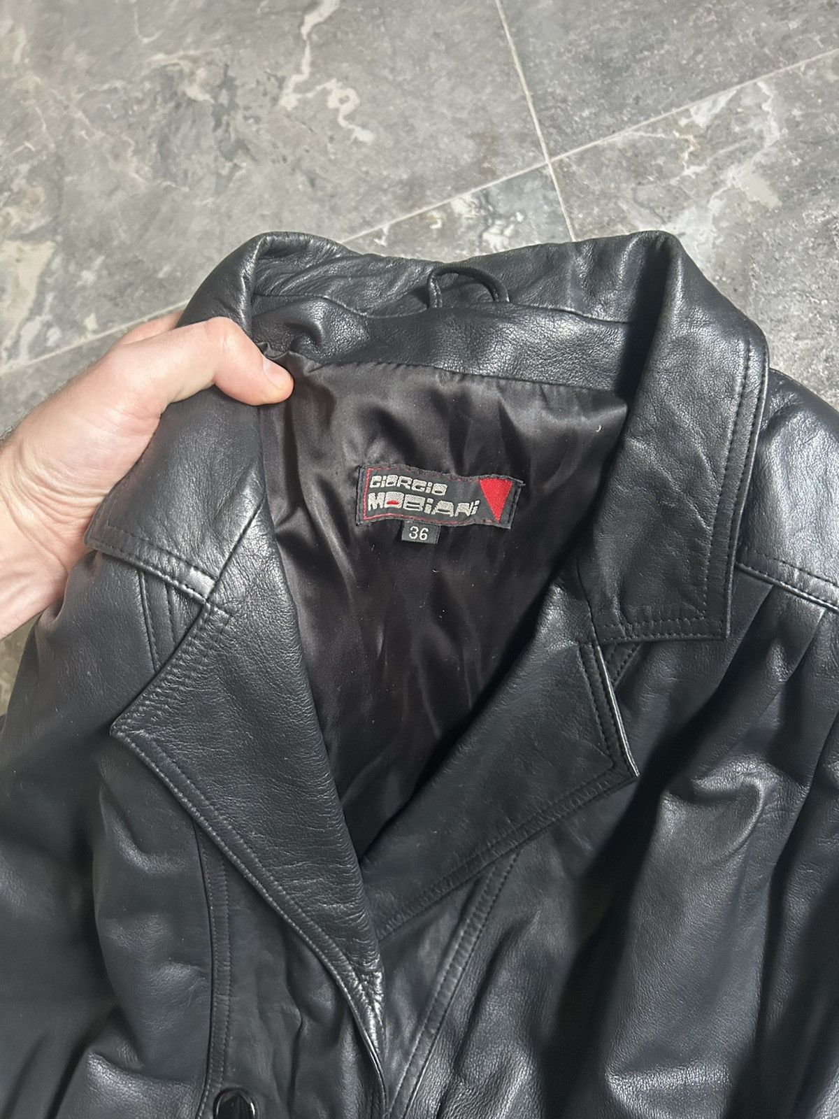Vintage Y2K VINTAGE LEATHER JACKET SOLID STYLE Y2K WOMENS Size XS / US 0-2 / IT 36-38 - 7 Thumbnail