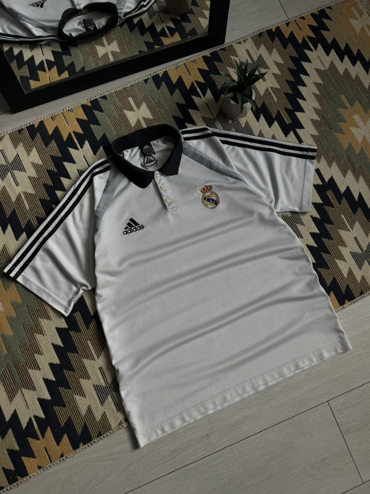 Adidas Vintage Adidas Real Madrid 2004-05 Blockcore Soccer Jersey Size US L / EU 52-54 / 3 - 2 Thumbnail