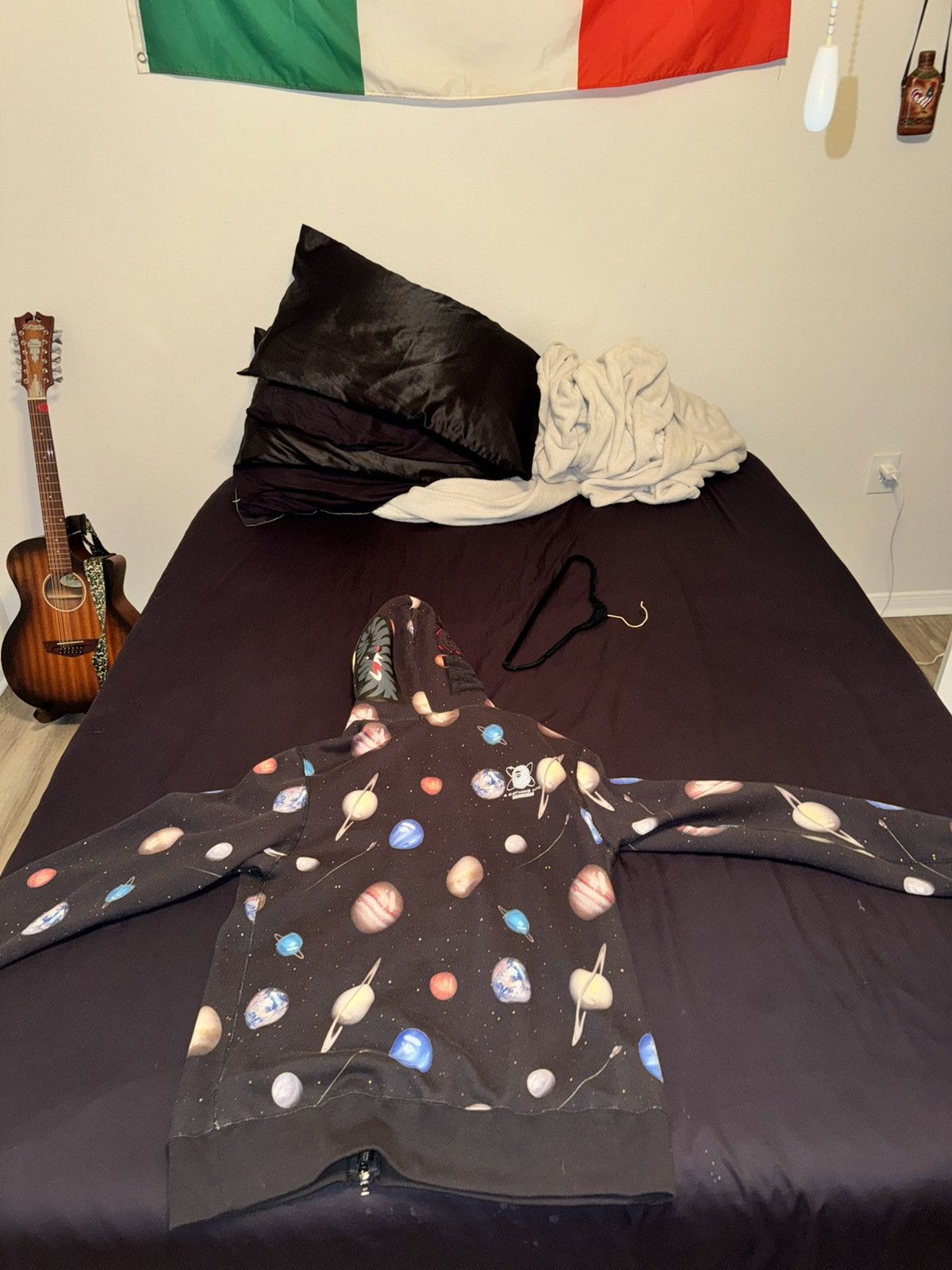 Bape Bape Planets Galaxy Shark Hoodie Size US XXL / EU 58 / 5 - 2 Thumbnail