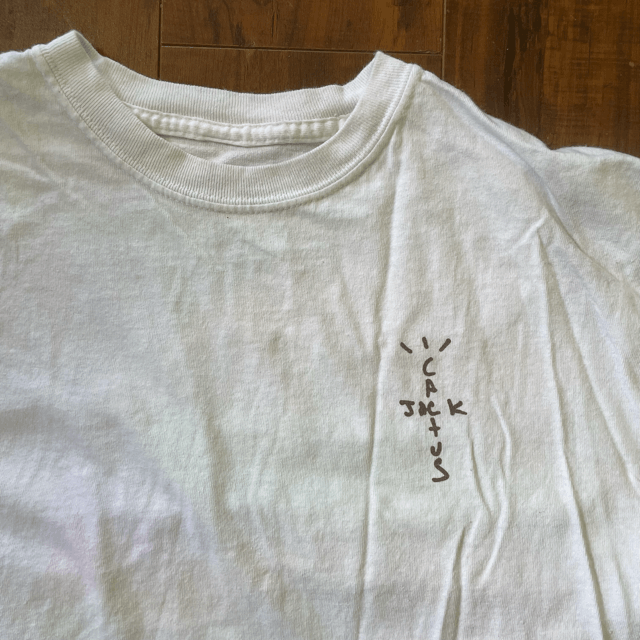 Travis Scott Cactus Jack White Tee Size US M / EU 48-50 / 2 - 2 Thumbnail
