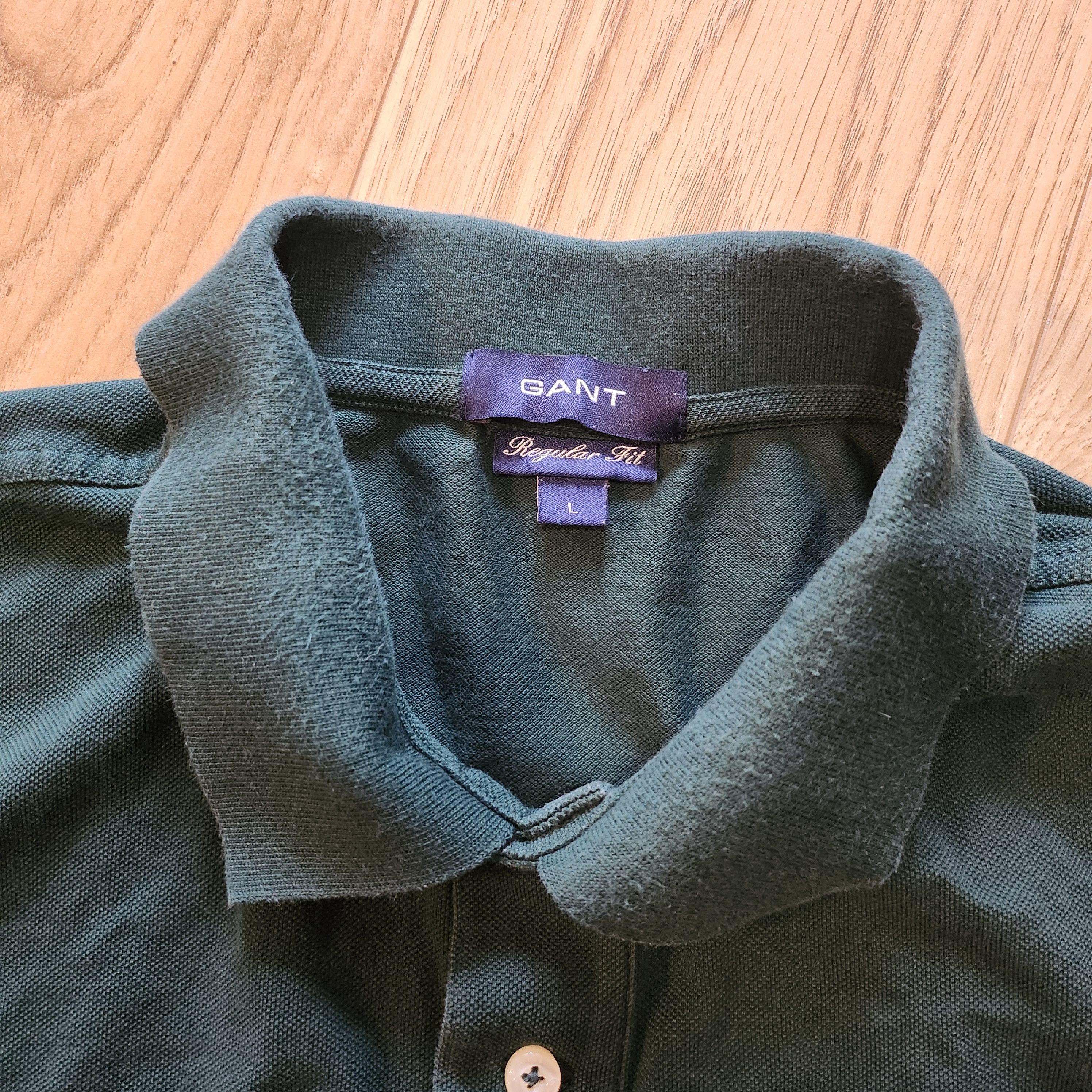 Gant Gant green polo Size US L / EU 52-54 / 3 - 3 Thumbnail