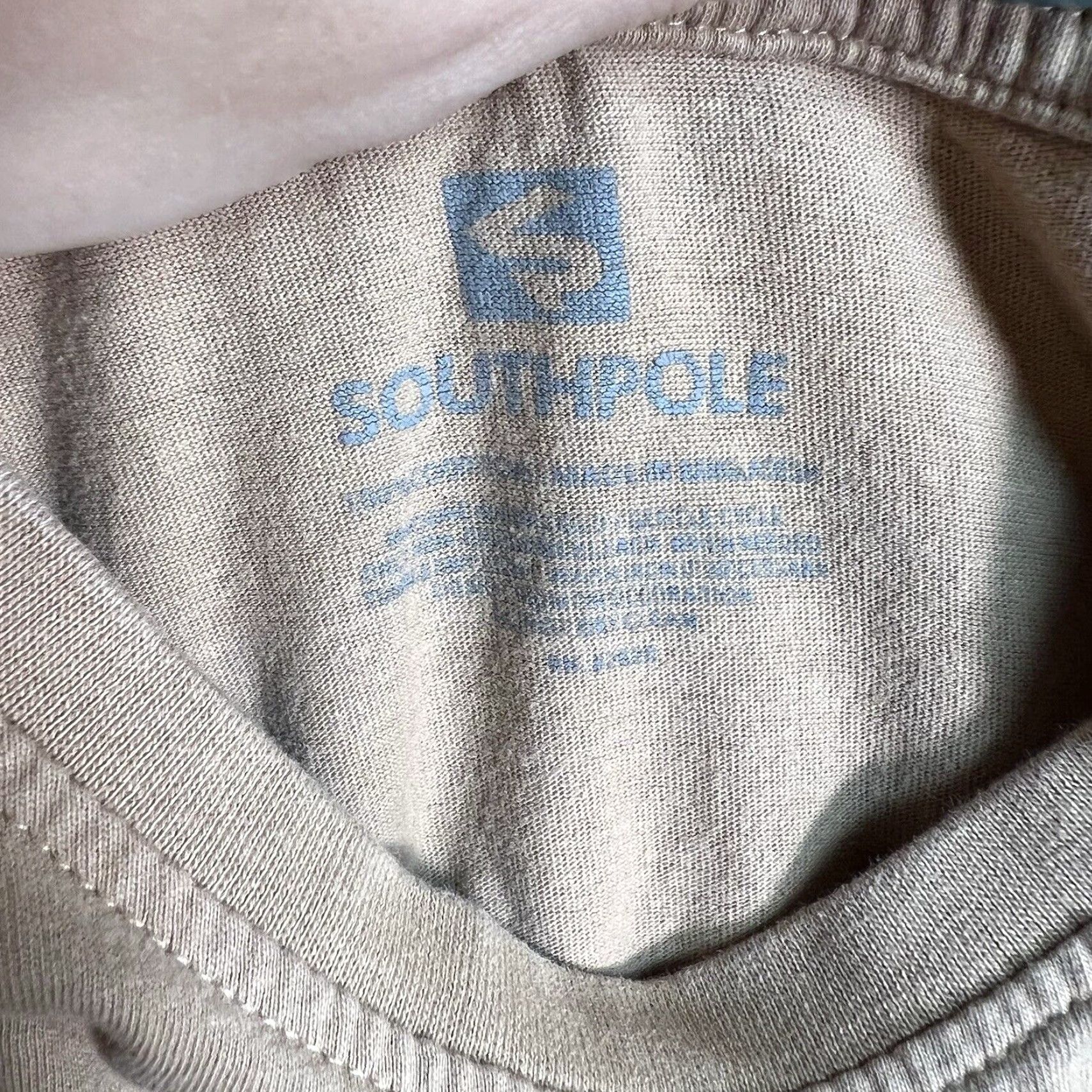 Southpole VINTAGE Southpole T-Shirt Pocket Beige Adult Mens Medium Shirt Size US M / EU 48-50 / 2 - 4 Thumbnail