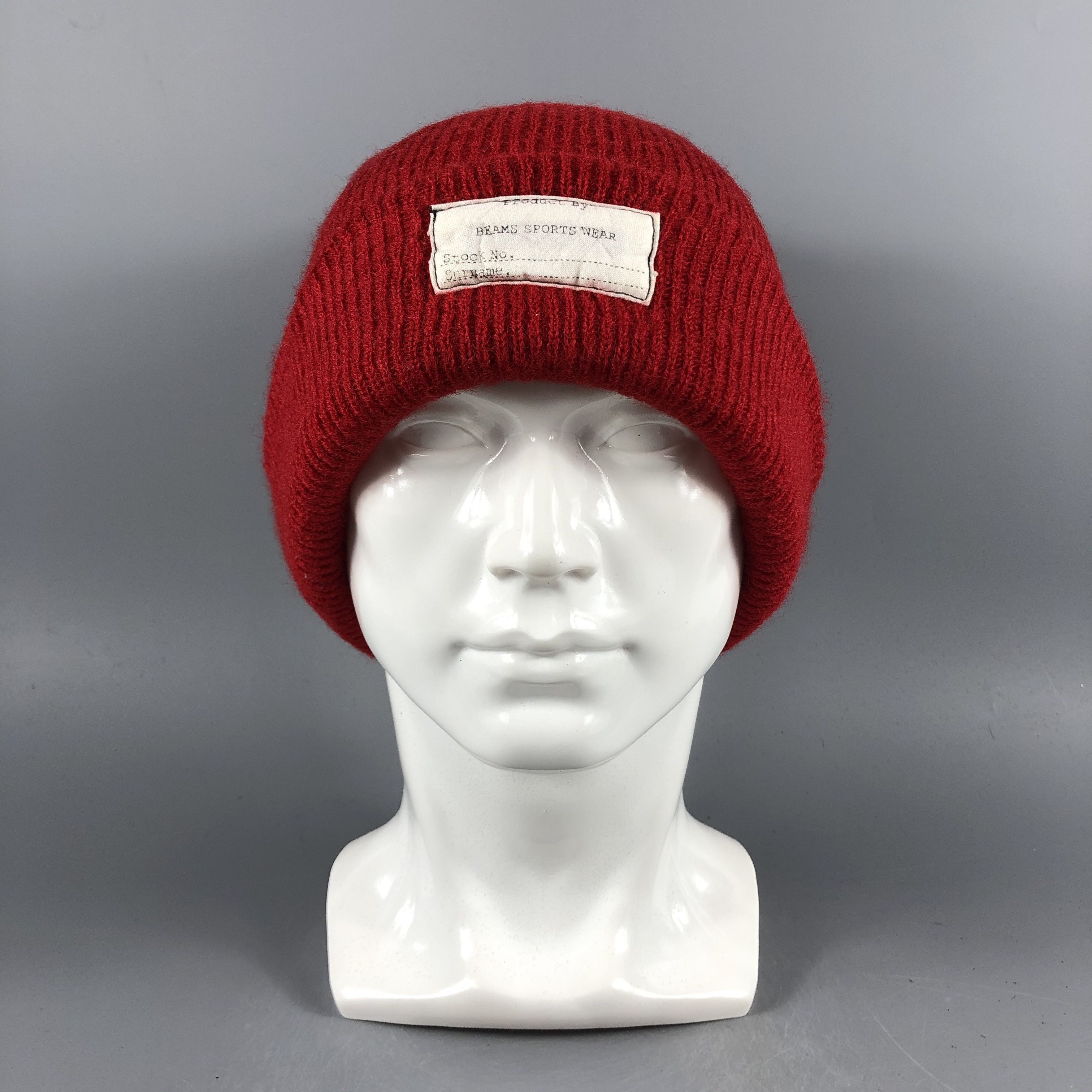 Beams Plus × Vintage Beams Sports Wear Beanie Snow Hat Snow Cap -D1254 Size ONE SIZE - 2 Thumbnail
