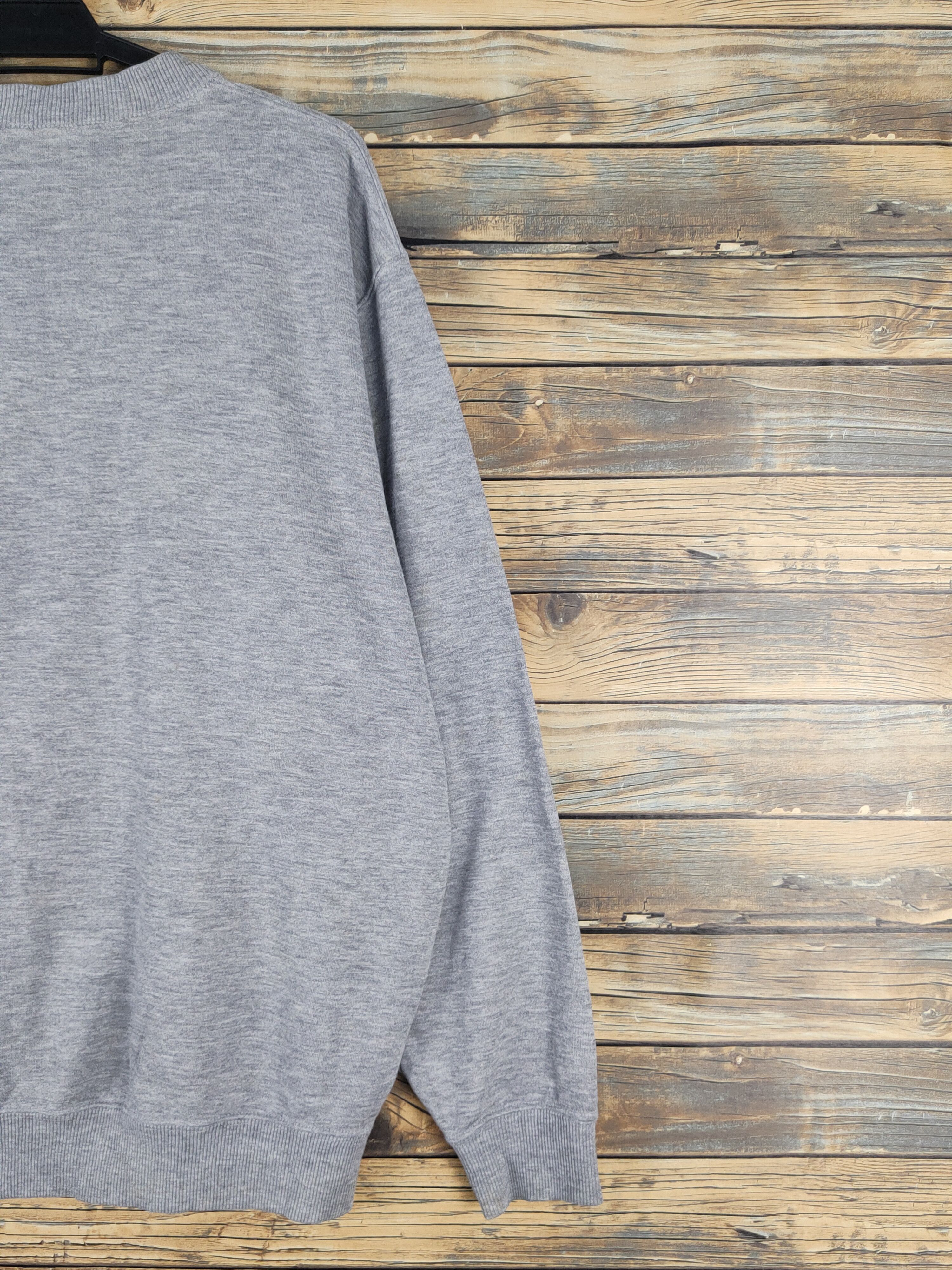 Japanese Brand × Vintage Uniqlo vintage plain Gray Sweatshirts #W1551 Size US XL / EU 56 / 4 - 9 Thumbnail