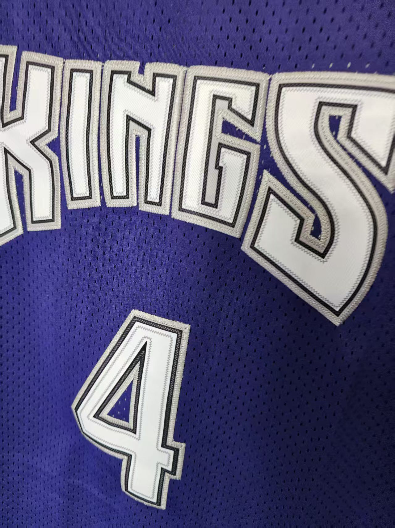 NBA Sacramento Kings #4 Chris Webber Jersey Purple Size US XL / EU 56 / 4 - 3 Thumbnail