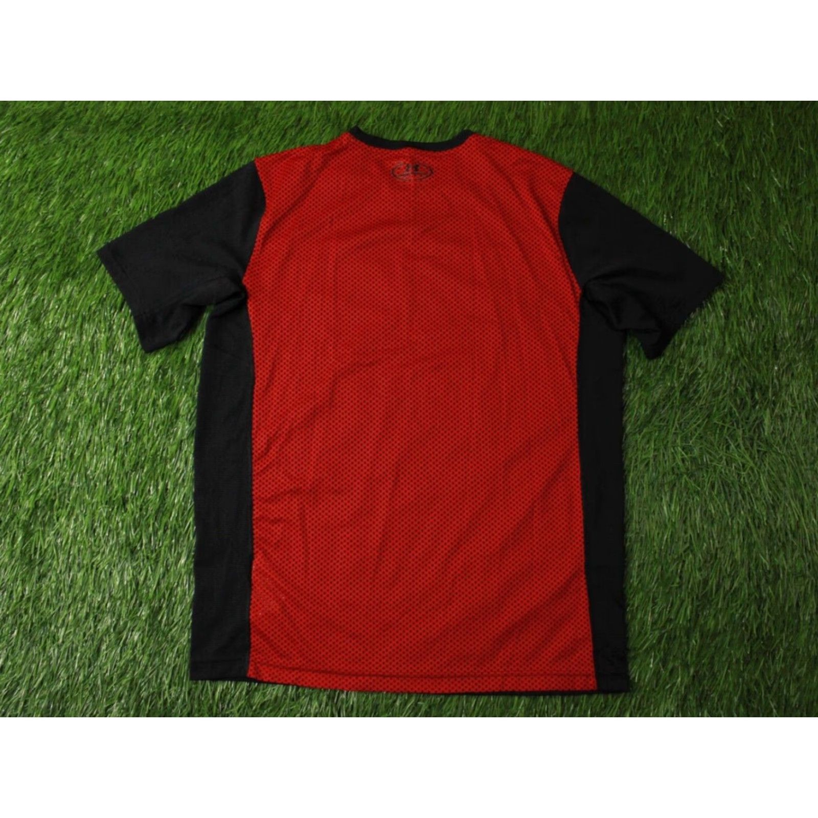 Under Armour UNDER ARMOUR HEATGEAR Shirt Men L Black and Red 2016 CrossFit Jersey 100% Polyester Short Sleeve Size US L / EU 52-54 / 3 - 2 Thumbnail