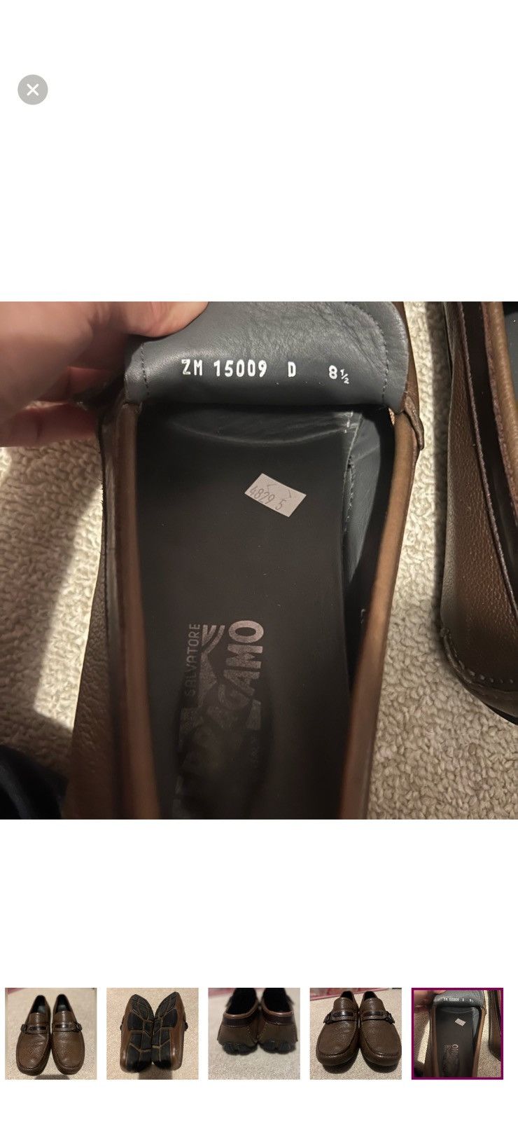 Salvatore Ferragamo Salvatore ferragamo mens brown driving shoes size 8.5 Size US 8.5 / EU 41-42 - 5 Thumbnail