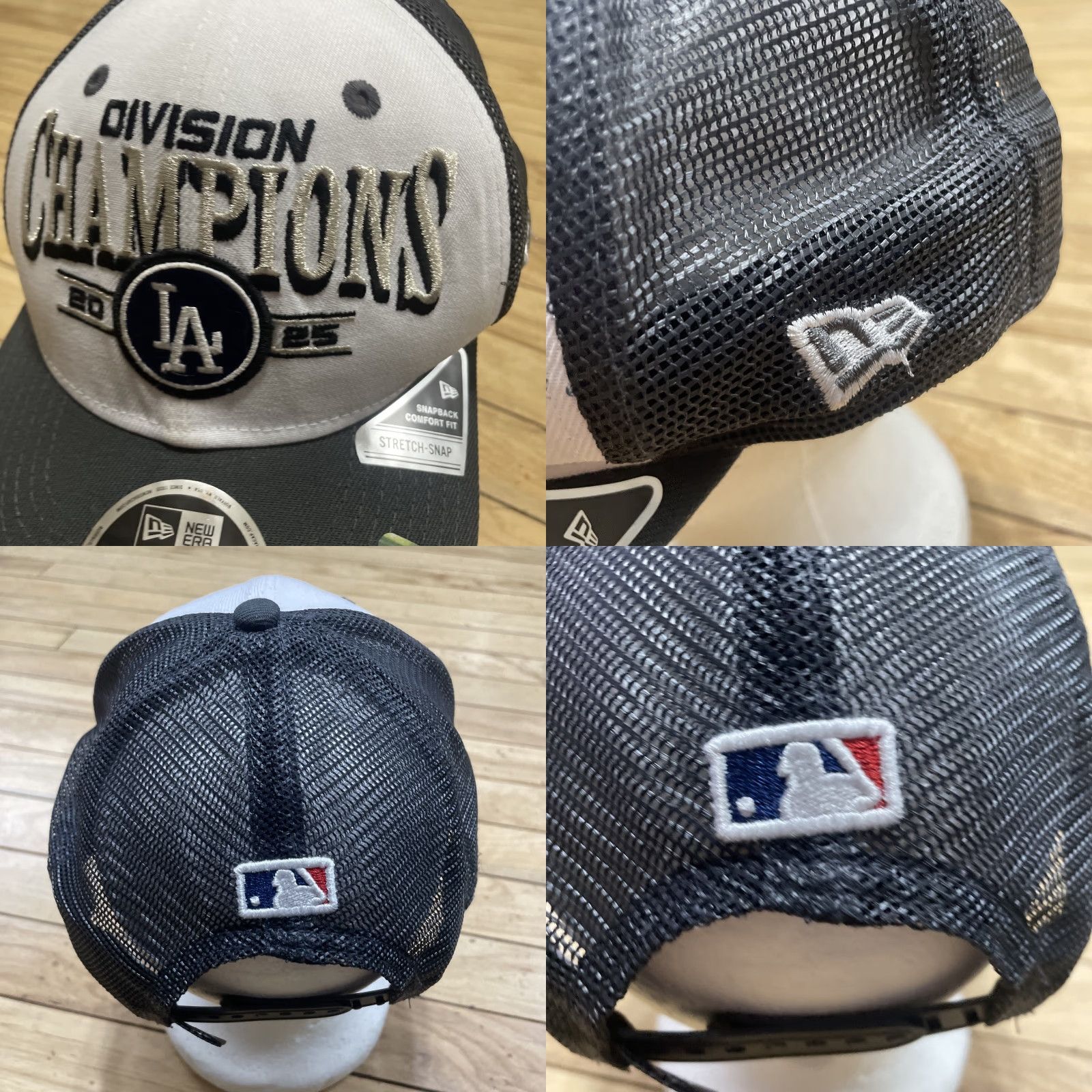 New Era New Era Dodgers Hat Men 9Seventy Snap Back Adjustable Black Size ONE SIZE - 9 Thumbnail