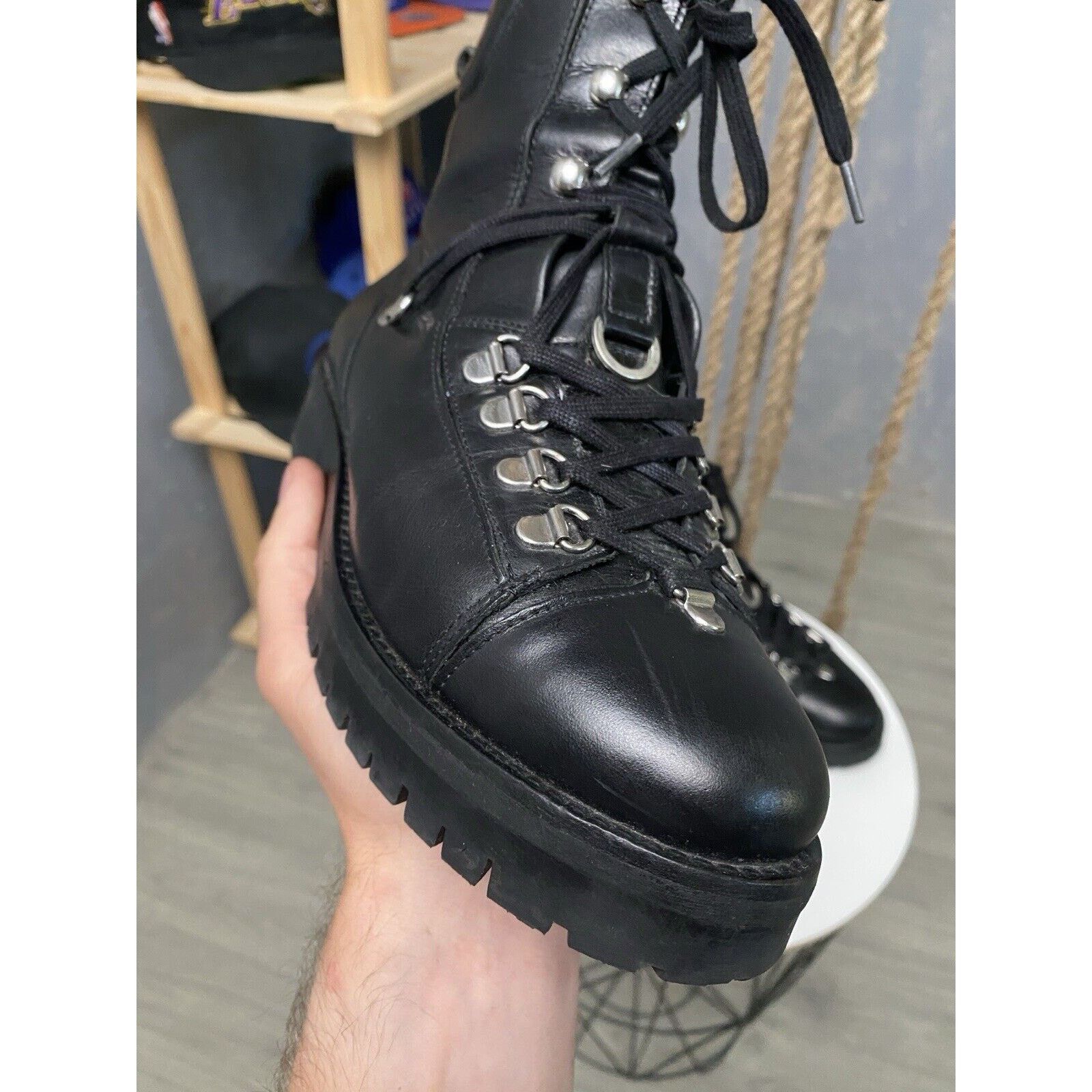 Allsaints AllSaints Franka Leather combat biker Y2K Boots Size US 8 Size US 8 / IT 38 - 6 Thumbnail