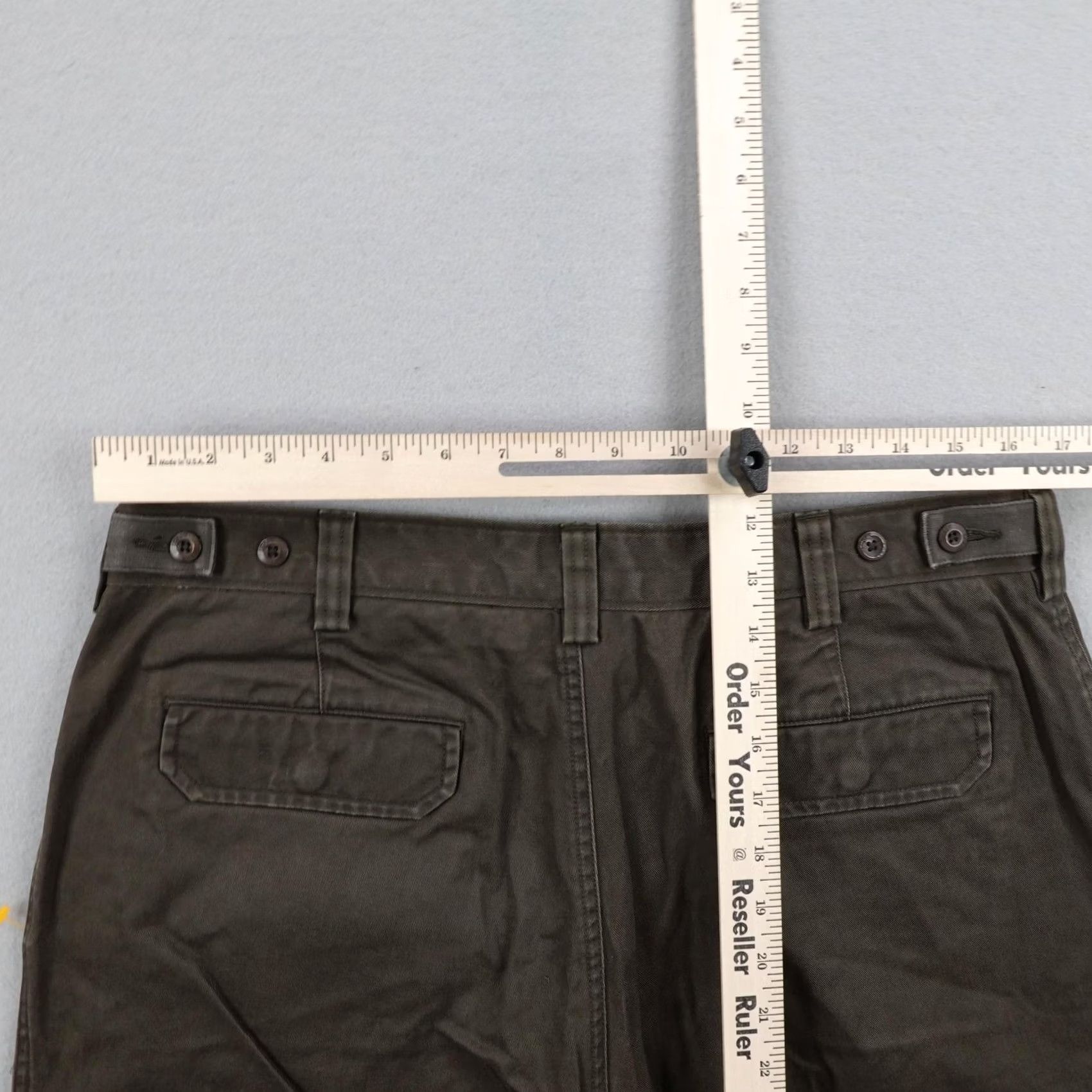 J.Crew VINTAGE J Crew Pants Mens 38x30 Brown Chino Baggy Wide Leg Heavy Twill 90s Y2K Size US 38 / EU 54 - 7 Thumbnail