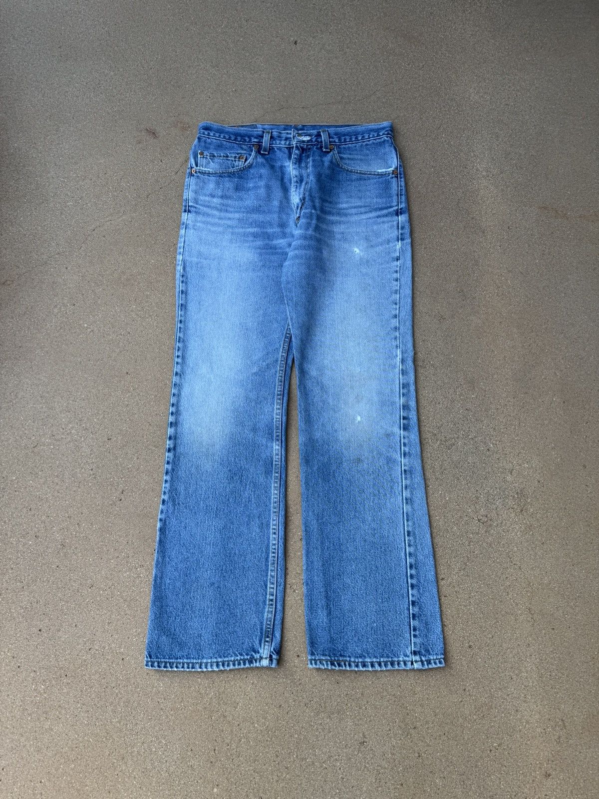 Levi's Vtg 90’s Levi’s 517 Red Tab Bootcut Flare Faded Jeans 32x30 Size US 32 / EU 48 - 1 Thumbnail