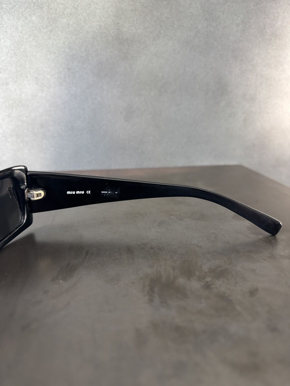 Miu Miu Miu Miu Sunglasses 2000s Y2K Silver Circles SMU21E Vintage Size ONE SIZE - 10 Thumbnail