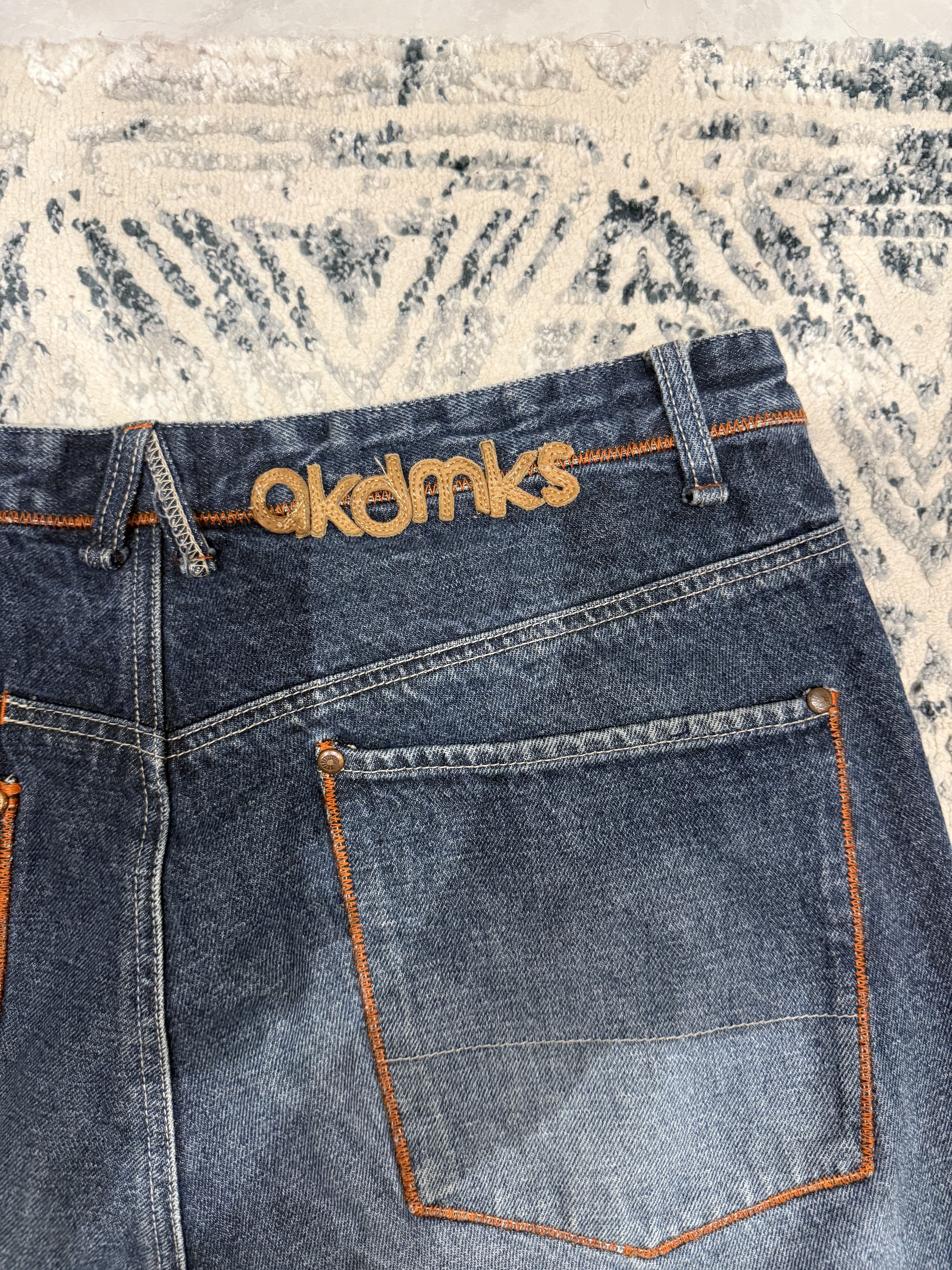 Akademiks VTG Akademiks Baggy Orange Stitched Accents Pants Size US 36 / EU 52 - 7 Thumbnail