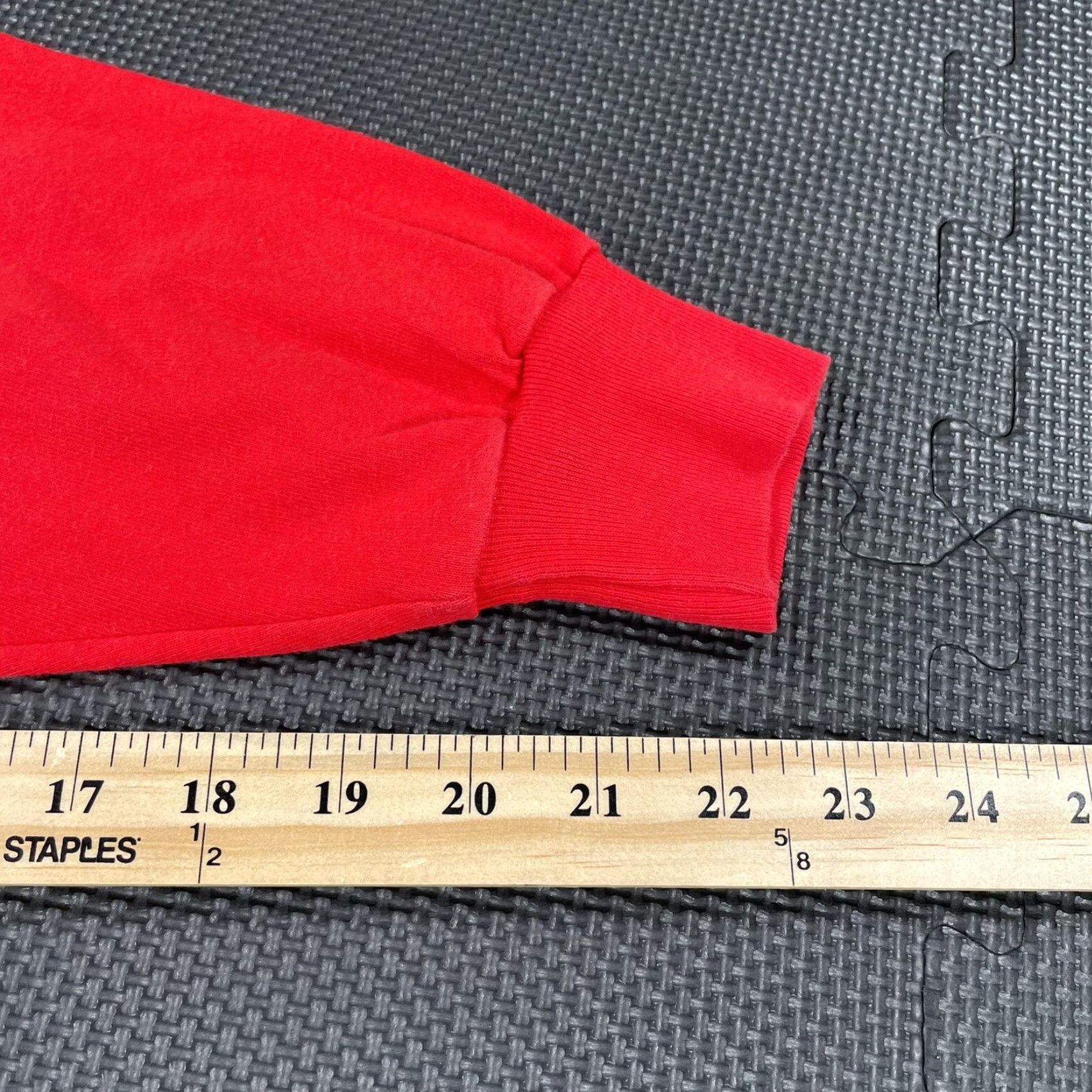 Vintage VINTAGE 90s Rawlings Mock Neck Long Sleeve T Shirt Adult XL Red Cotton Size US XL / EU 56 / 4 - 6 Thumbnail