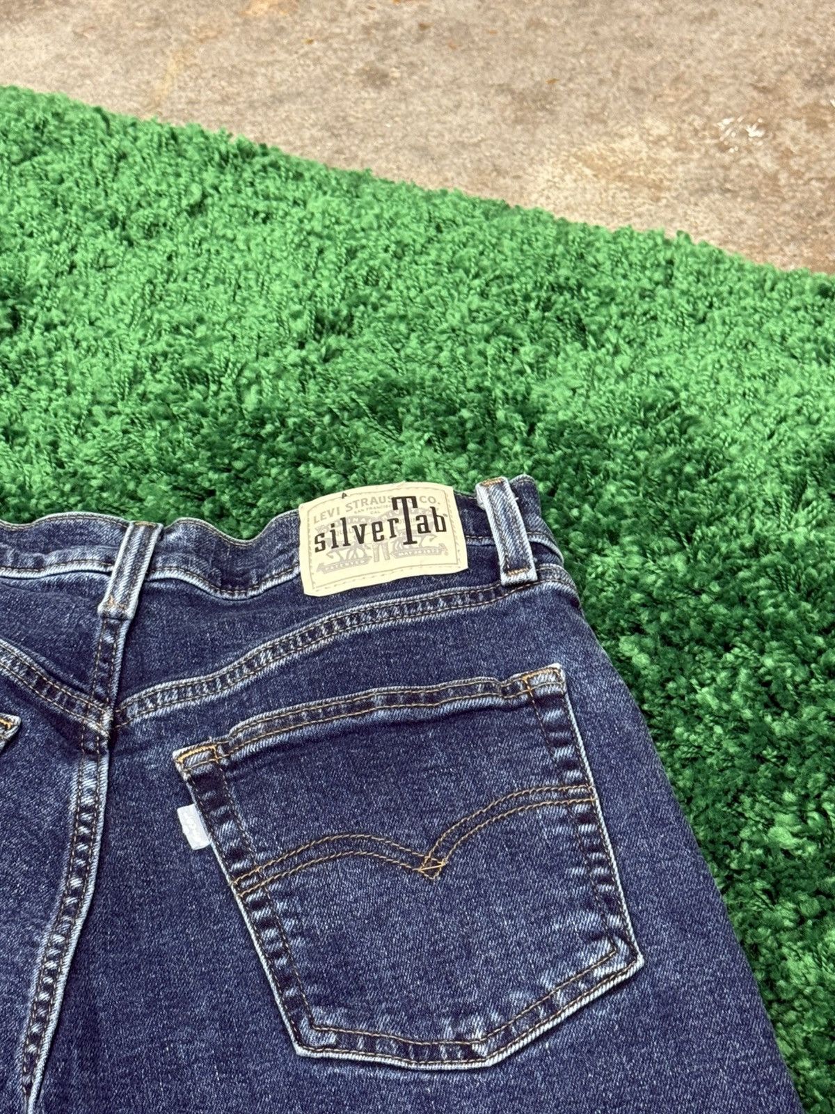 Levi's Levi's Silver Tab Denim Jeans Baggy Sz. 29 Size US 29 - 3 Thumbnail