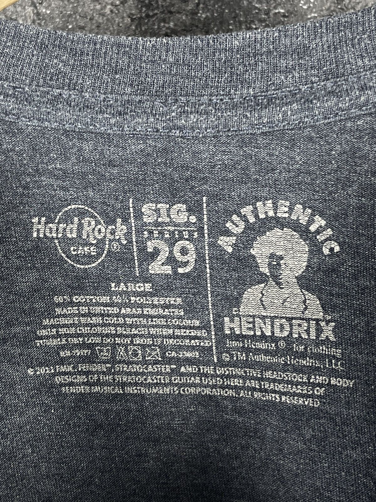 Hard Rock Cafe Hard Rock Cafe Rome x Jimi Hendrix Vintage T-Shirt Size L Size US L / EU 52-54 / 3 - 10 Thumbnail